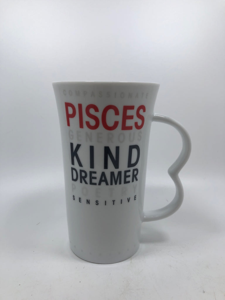 TALL PISCES MUG.