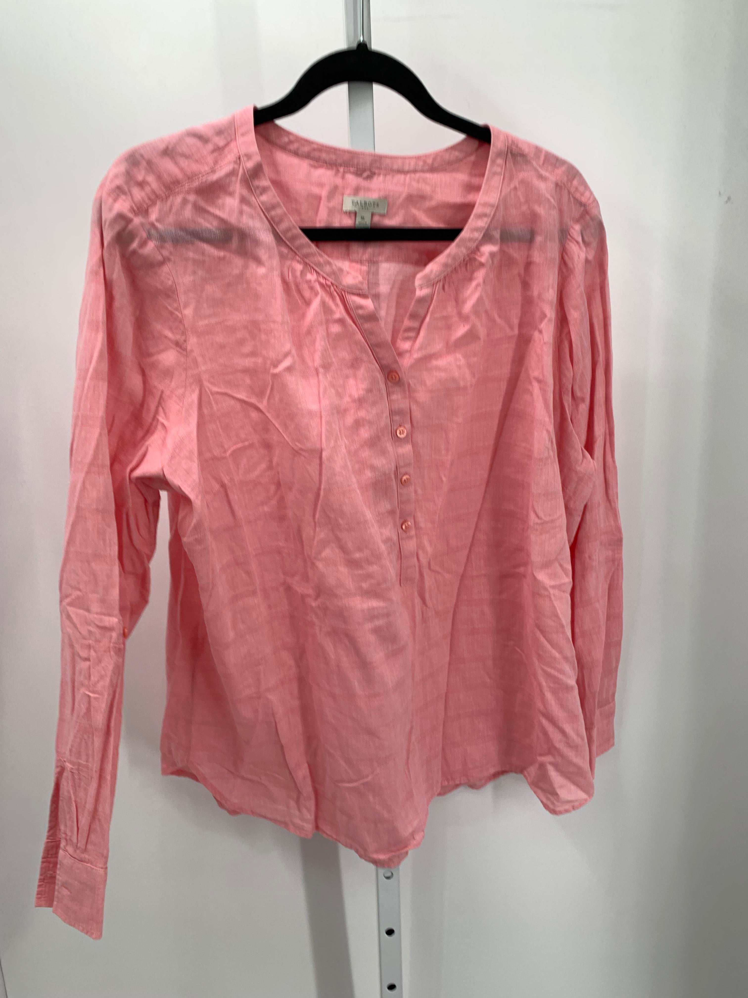 Talbots Size Extra Large Misses Long Sleeve Shirt