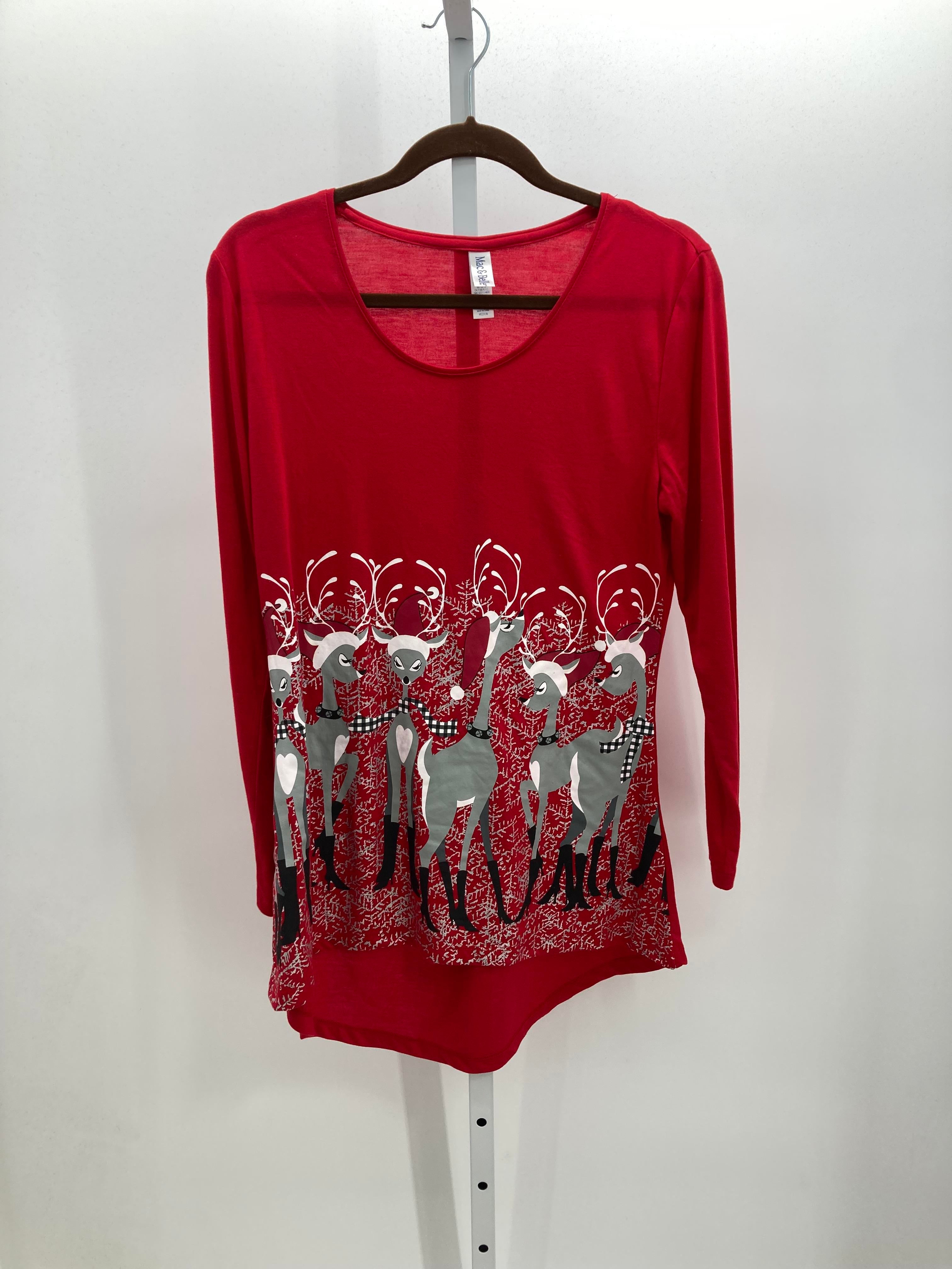 LONG SLV SHIRT REINDEER.