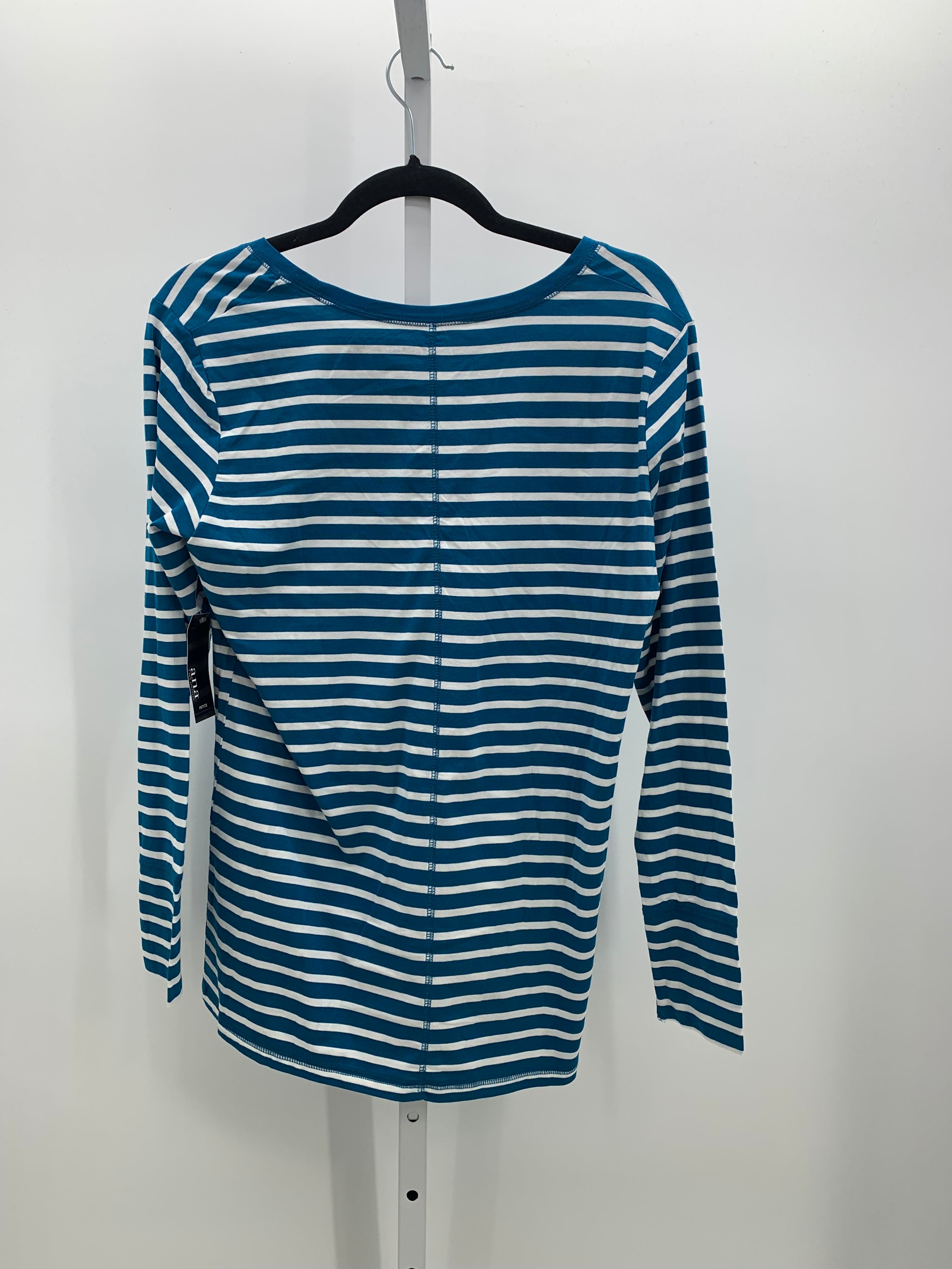 A.N.A. Size Large Petite Petite Long Sleeve Shirt