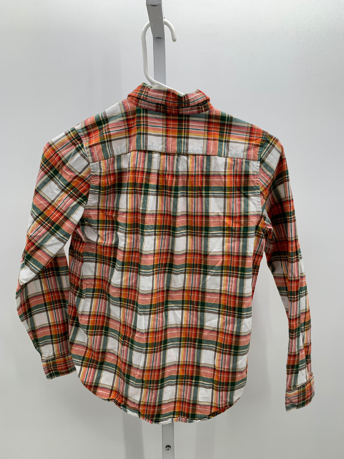 PLAID BTN DOWN