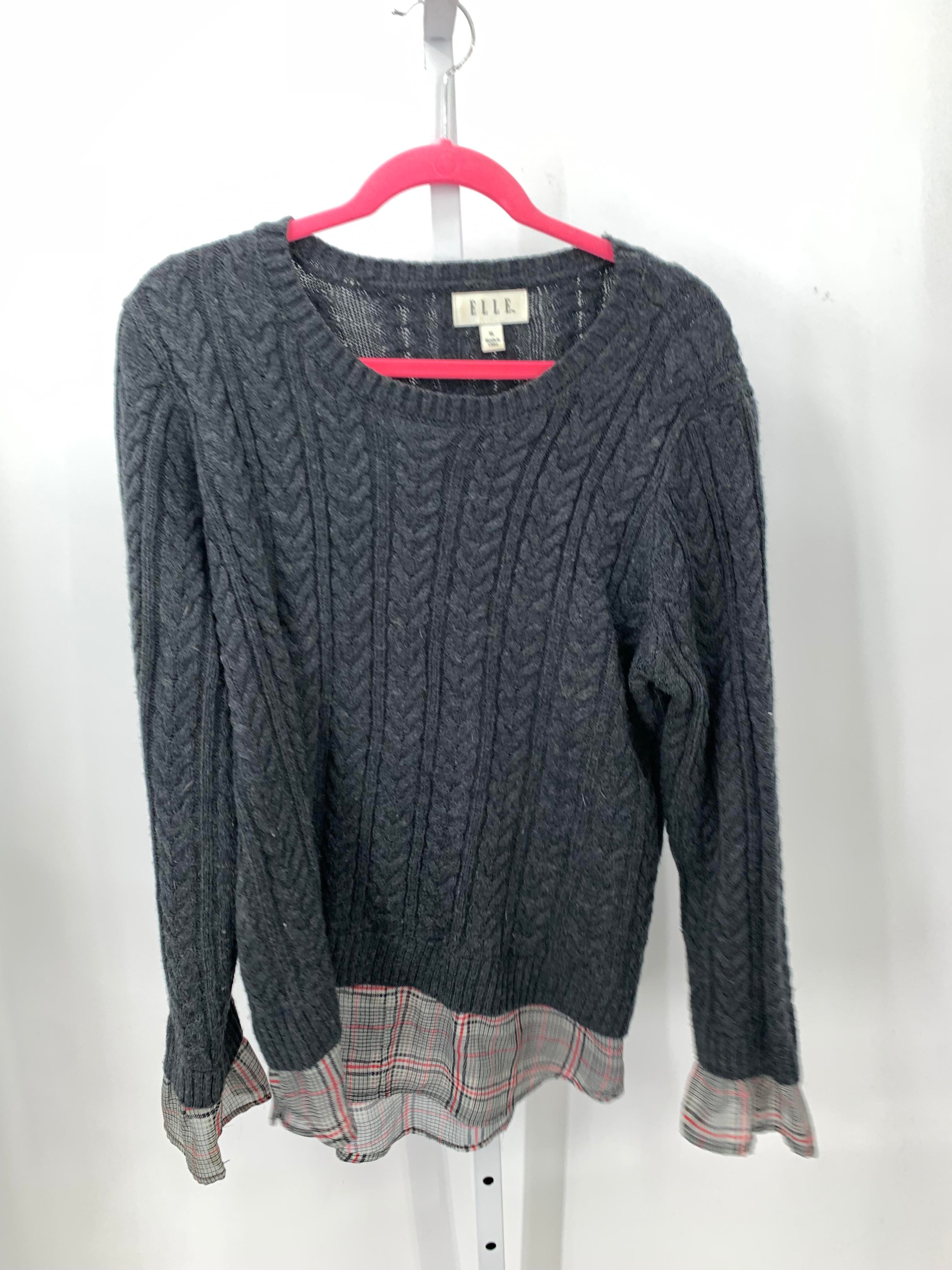 Elle Size Extra Large Misses Long Slv Sweater