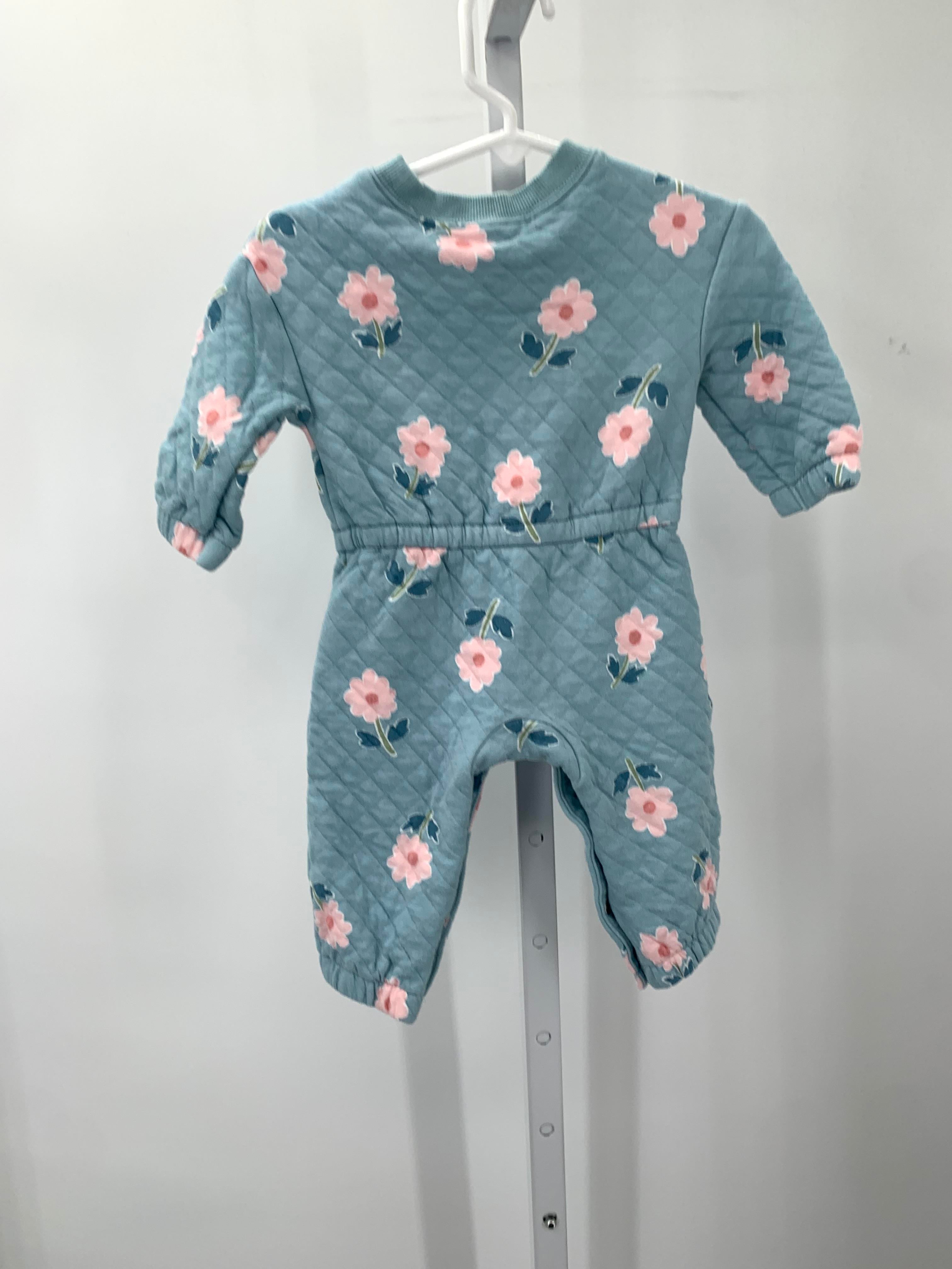 Carters Size 6 Months Girls Long Slv. Romper