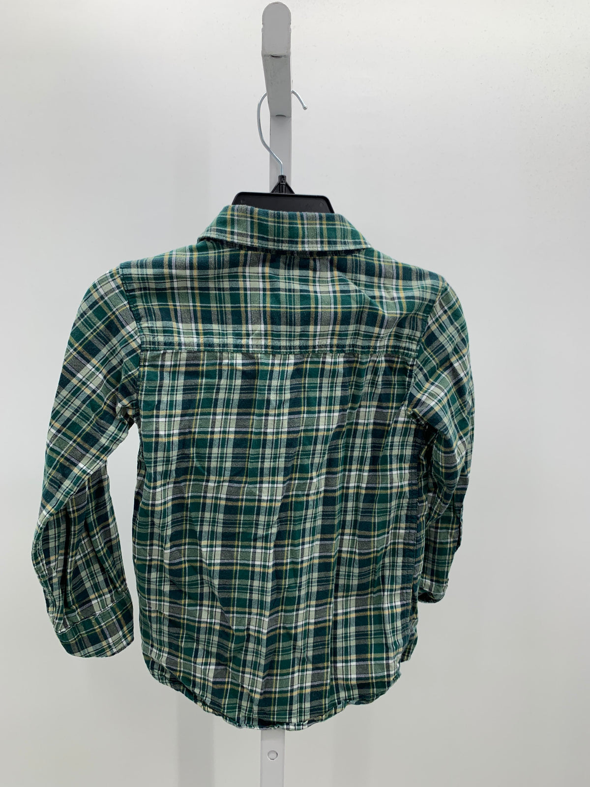 PLAID BTN DOWN