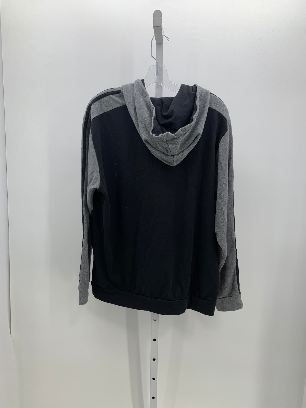 GREY STRIPES HOODED