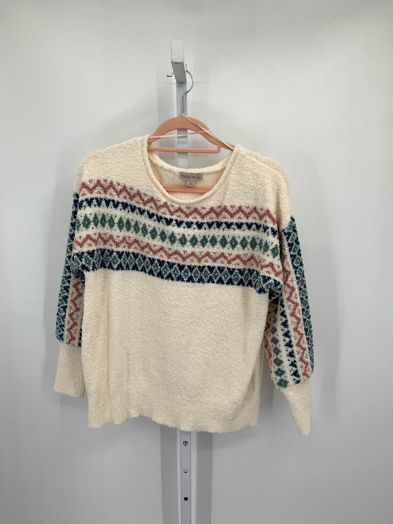 Knox Rose Size Medium Misses Long Slv Sweater