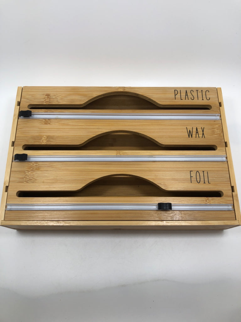 BAMBOO 3-IN-1 WRAP ORGANIZER.