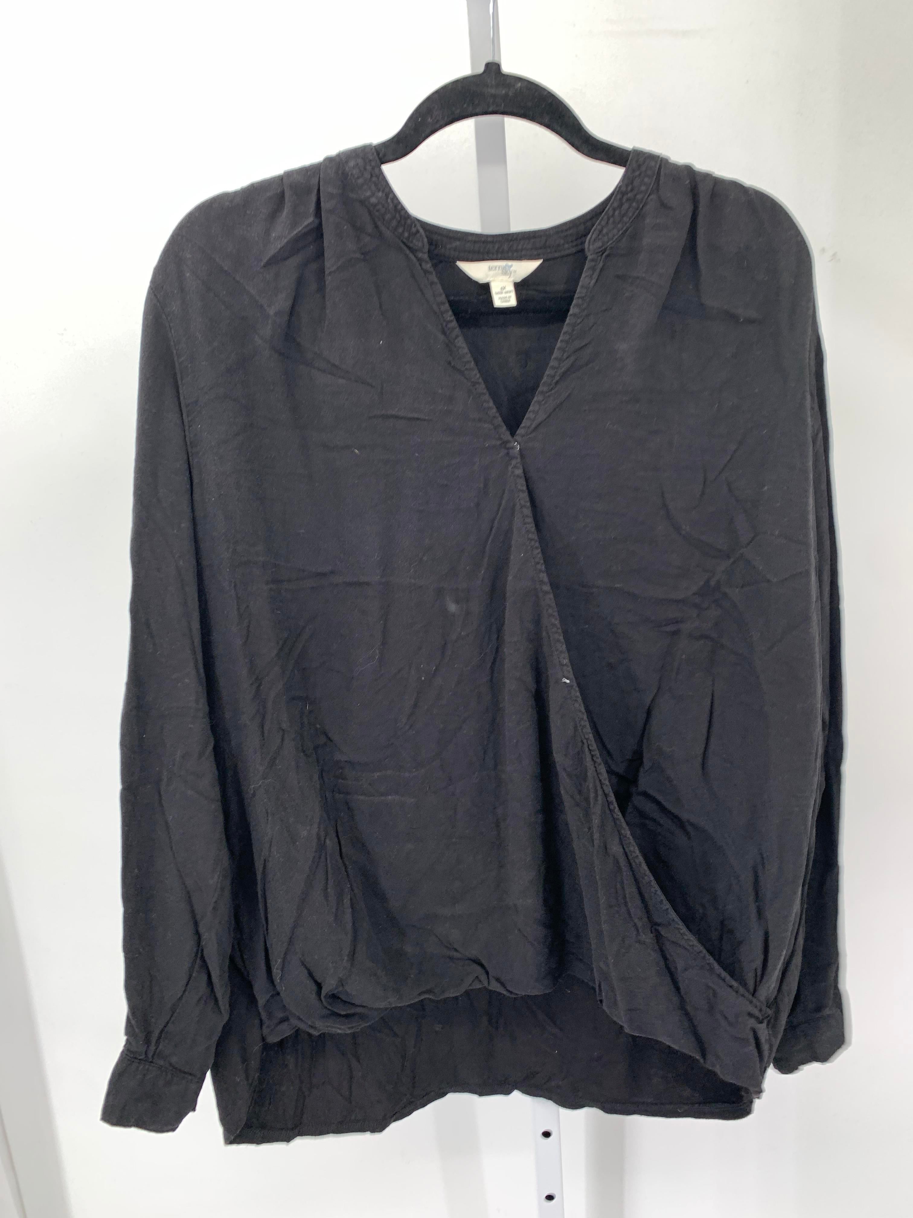 Terra & Sky Size 1X Womens Long Sleeve Shirt