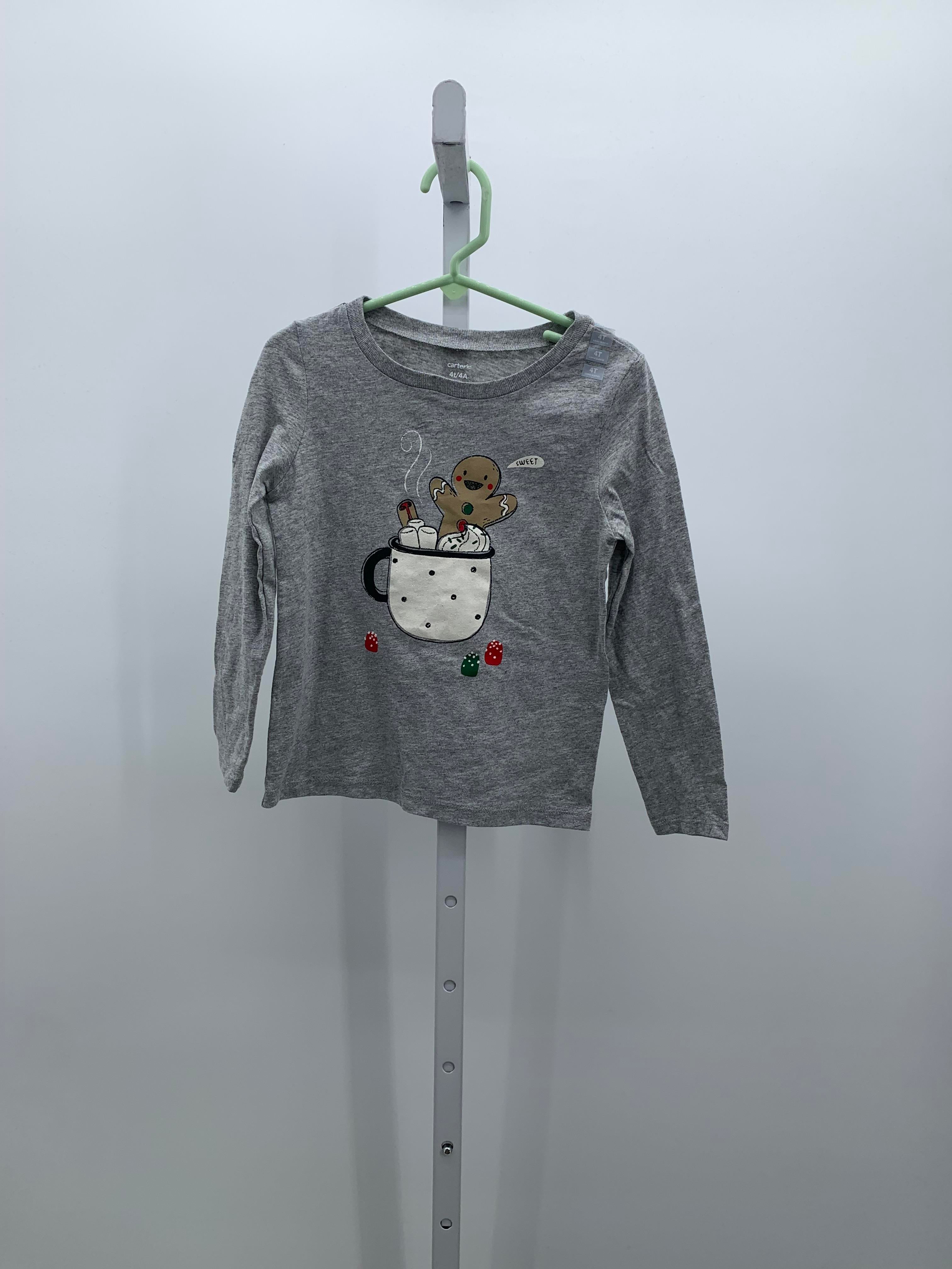 NEW LONG SLV SHIRT HOT COCOA GINGERBREAD