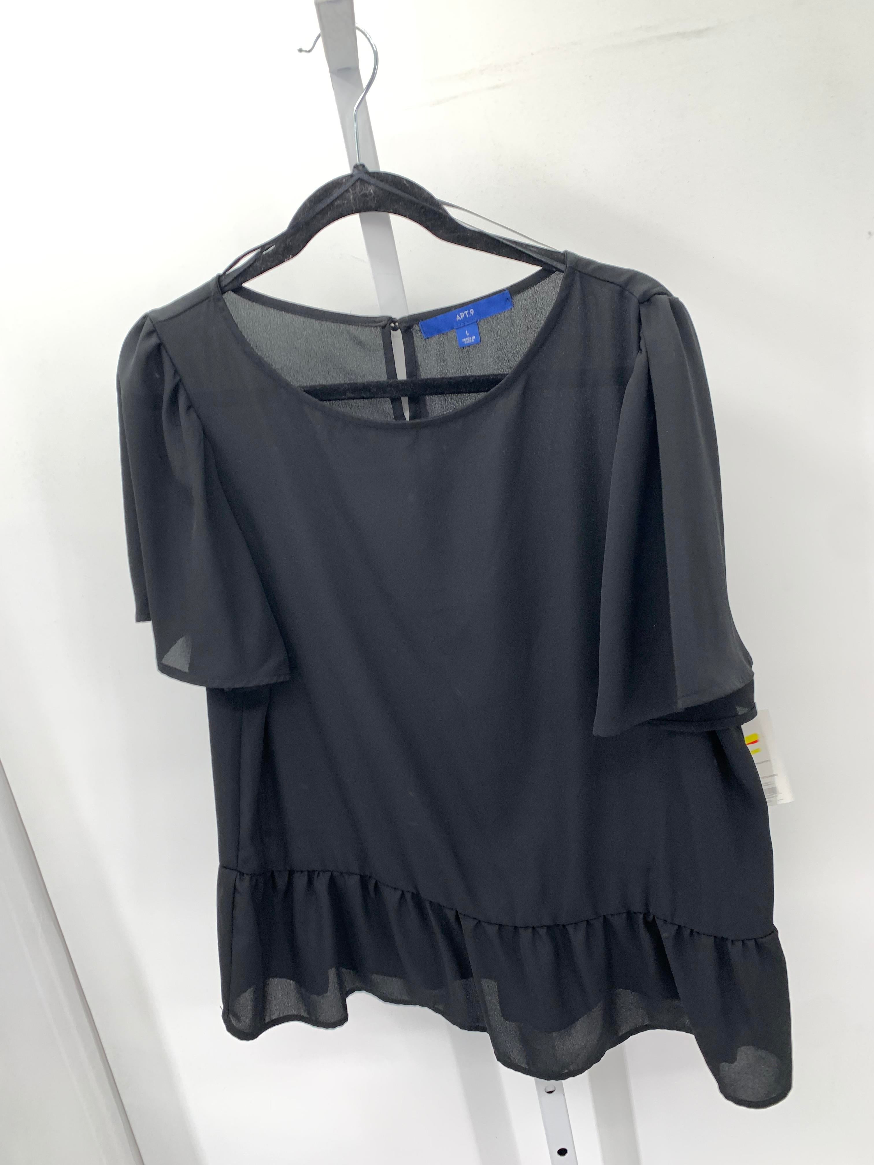 Apt. 9 Size Large Misses Short Sleeve Shirt