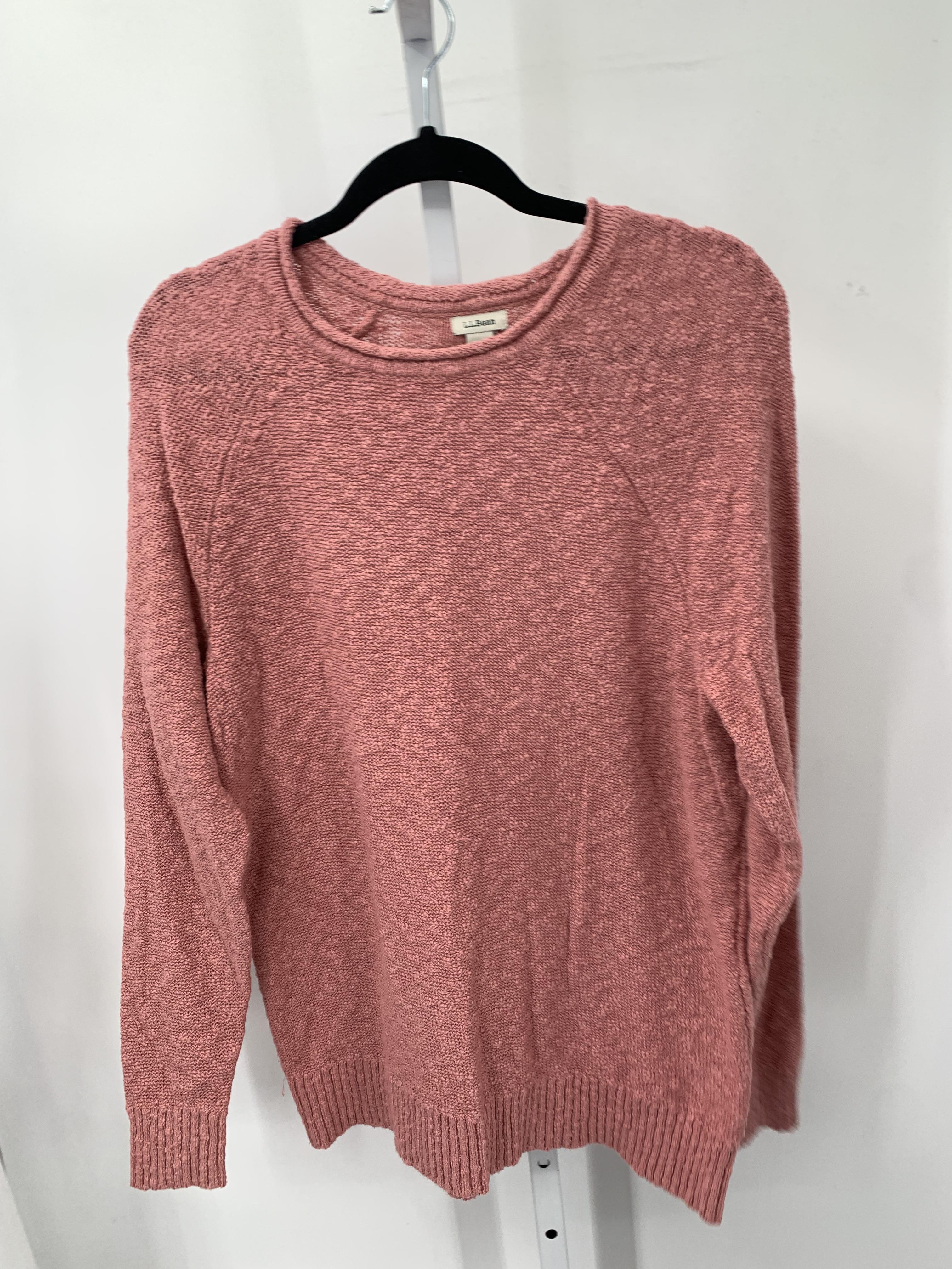 LL Bean Size Large Misses Long Slv Sweater