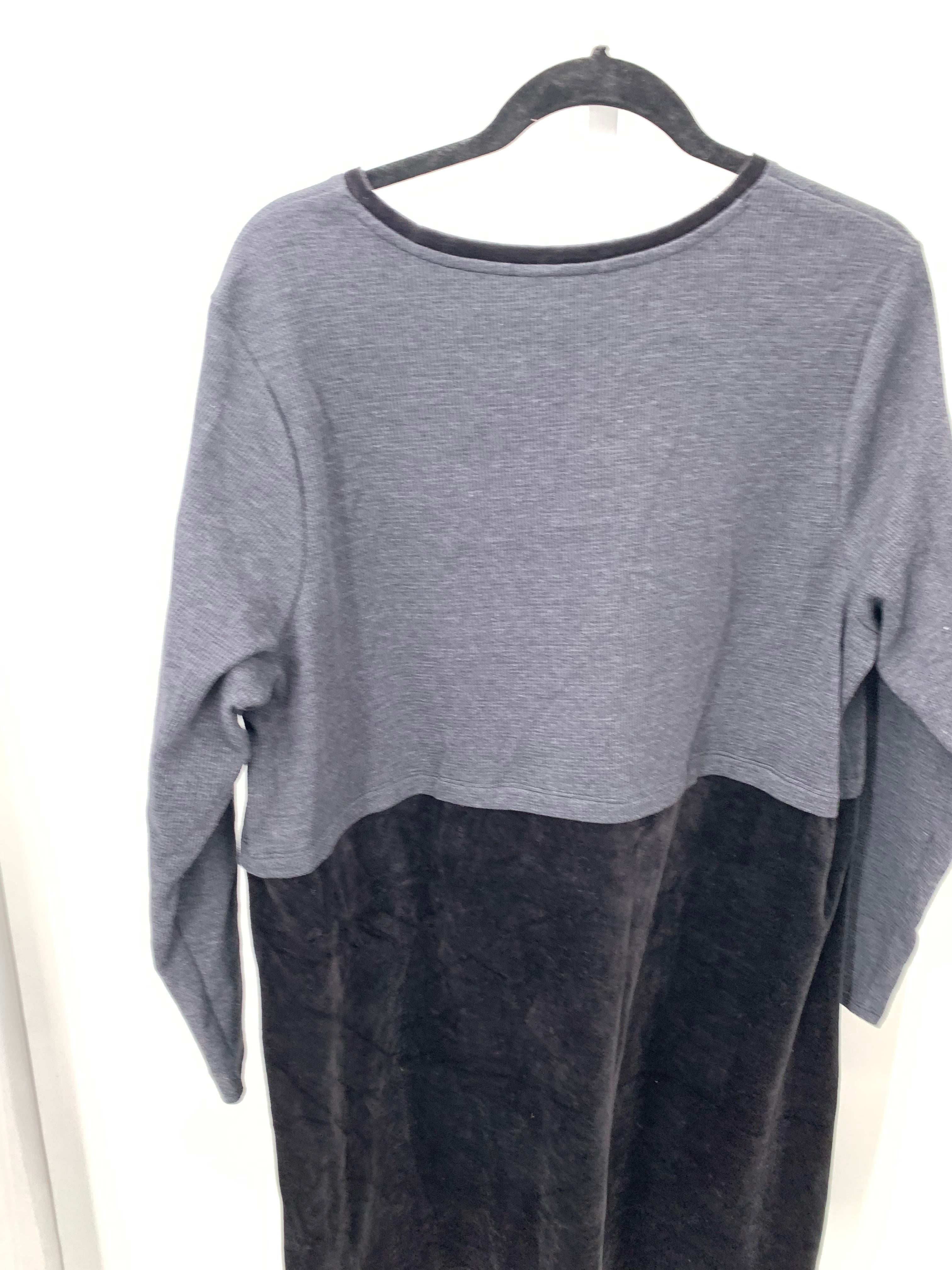 J-Jill Size 1X Womens Long Sleeve Dress