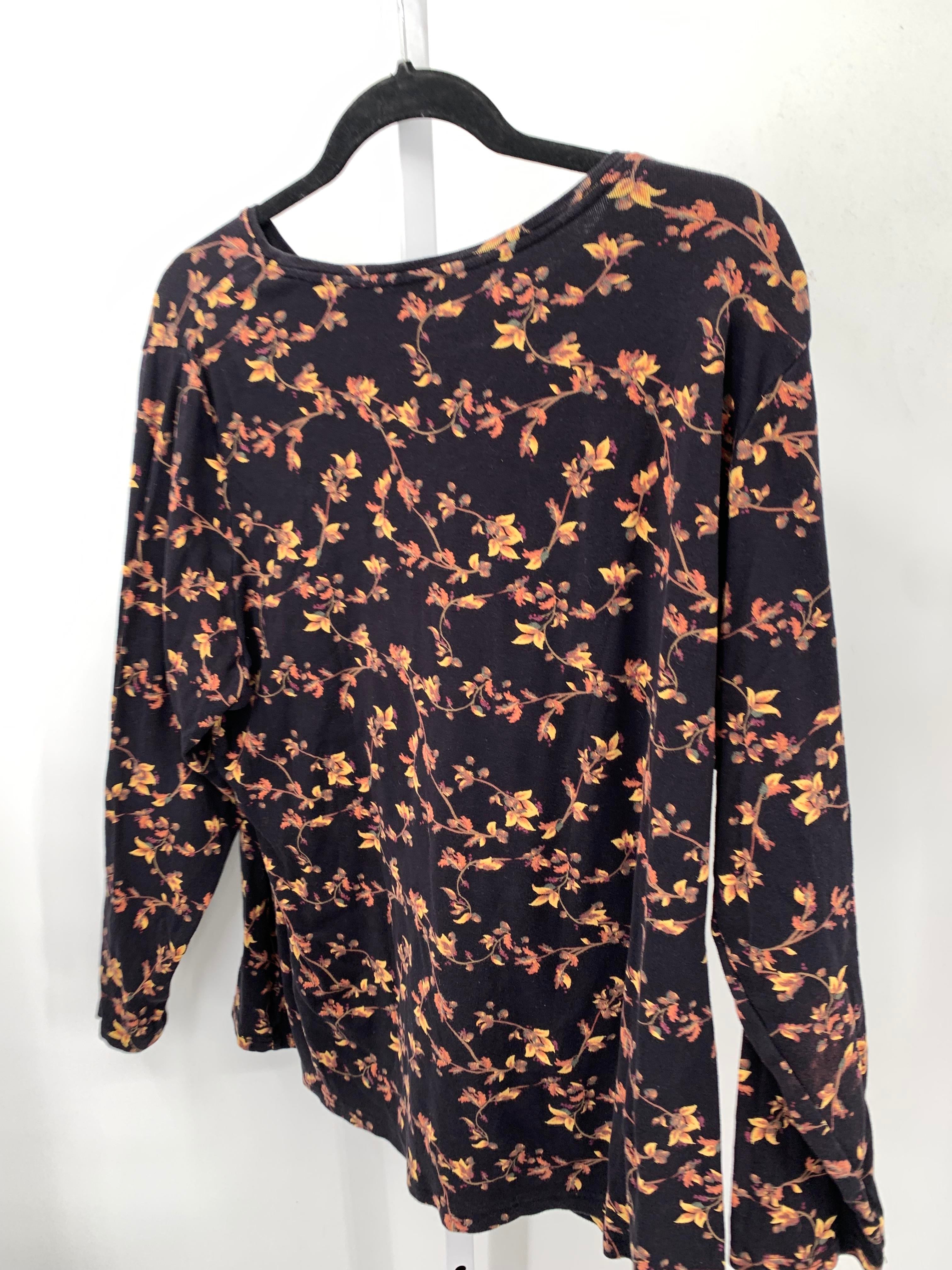 Croft & Barrow Size 2X Womens Long Sleeve Shirt