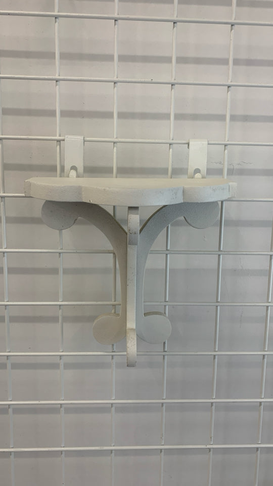 SMALL WHITE WALL SHELF.