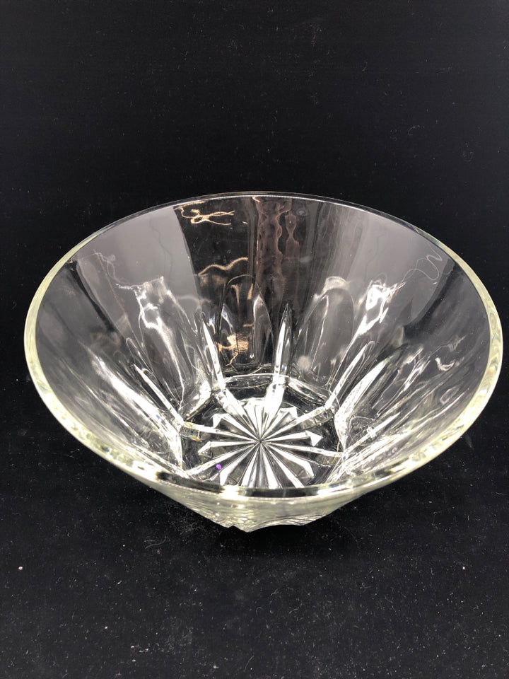 CRYSTAL SALAD BOWL.