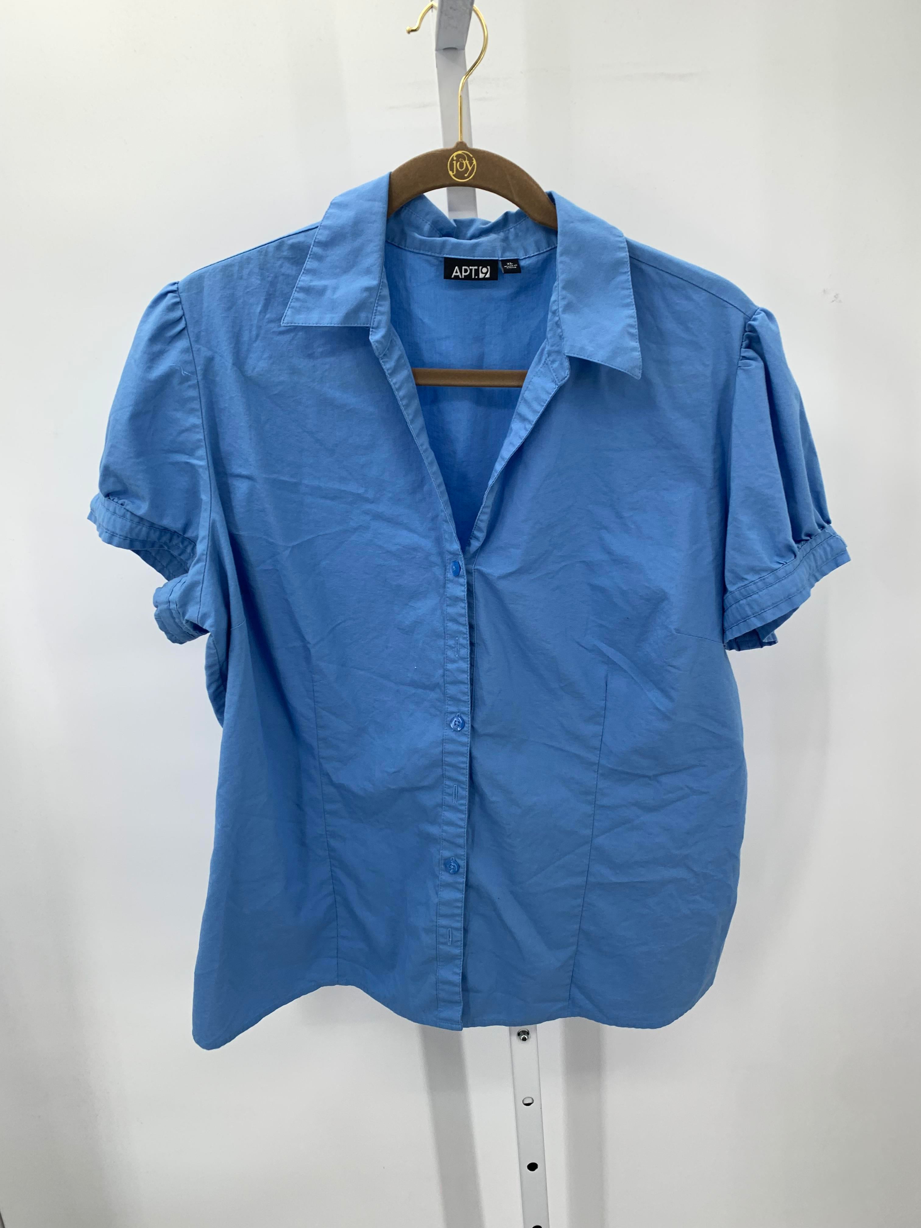 Apt. 9 Size Extra Large Misses Short Sleeve Shirt