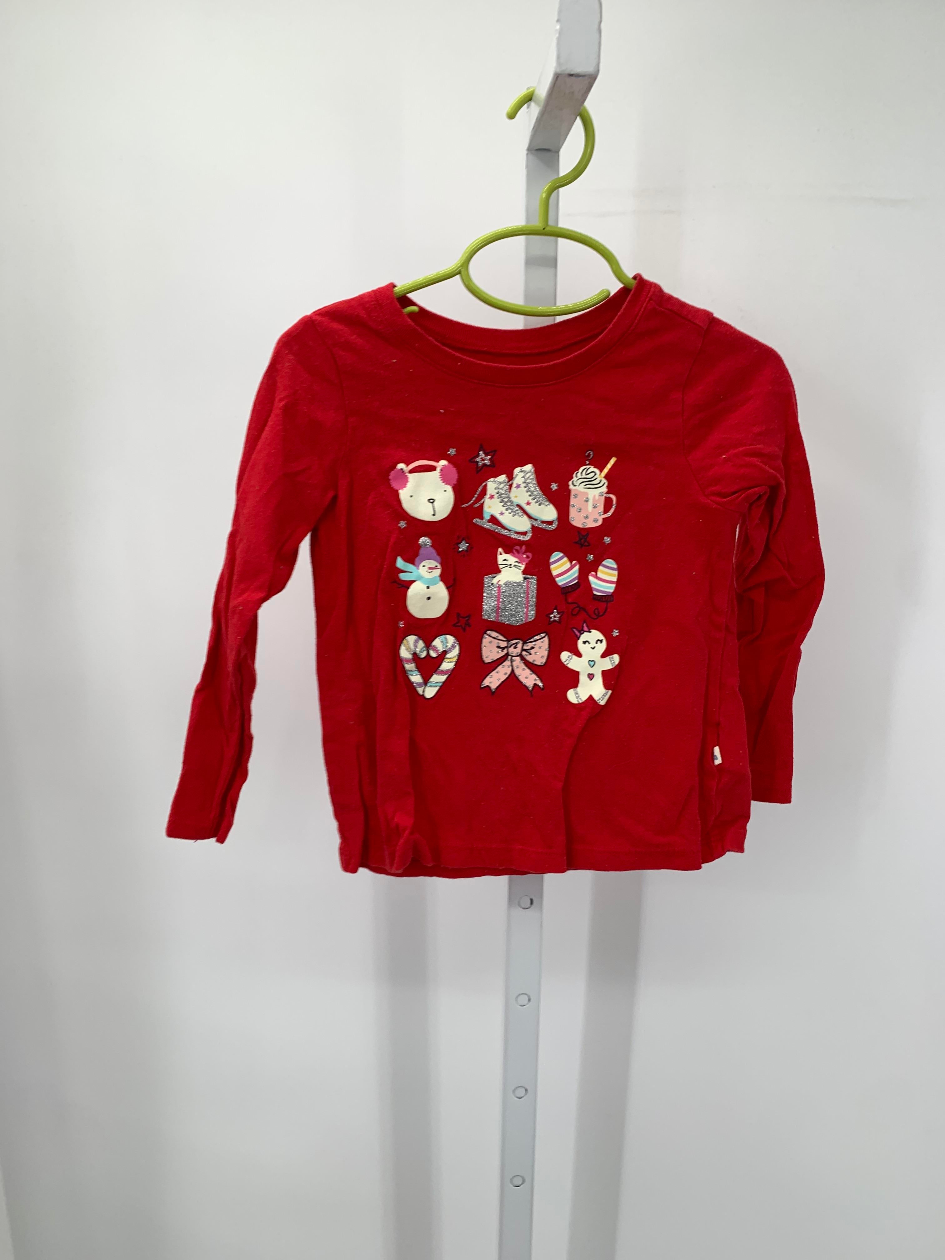 LONG SLV SHIRT CAT PRESENT MITTENS