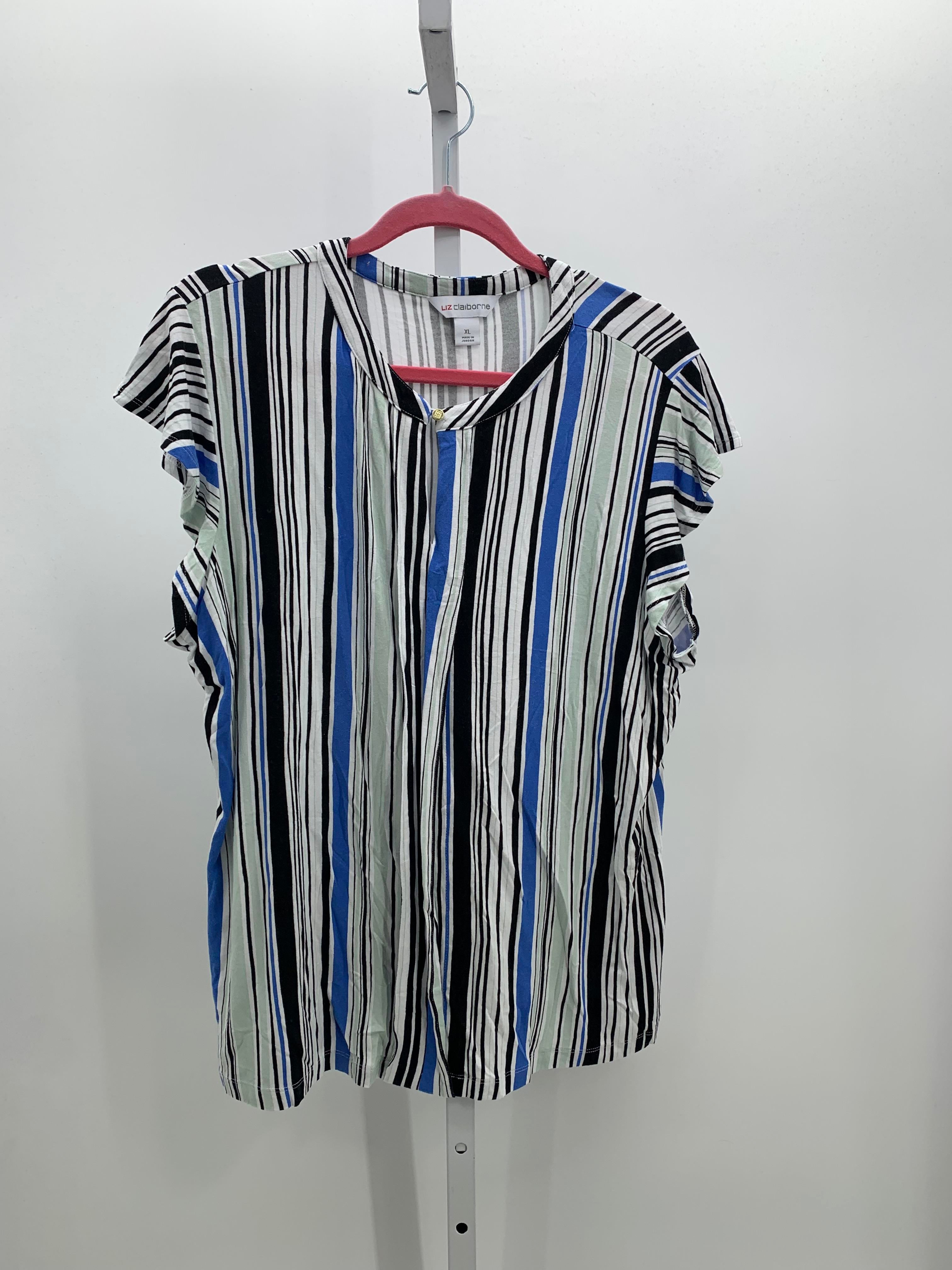 Liz Claiborne Size Extra Large Misses Short Sleeve Shirt