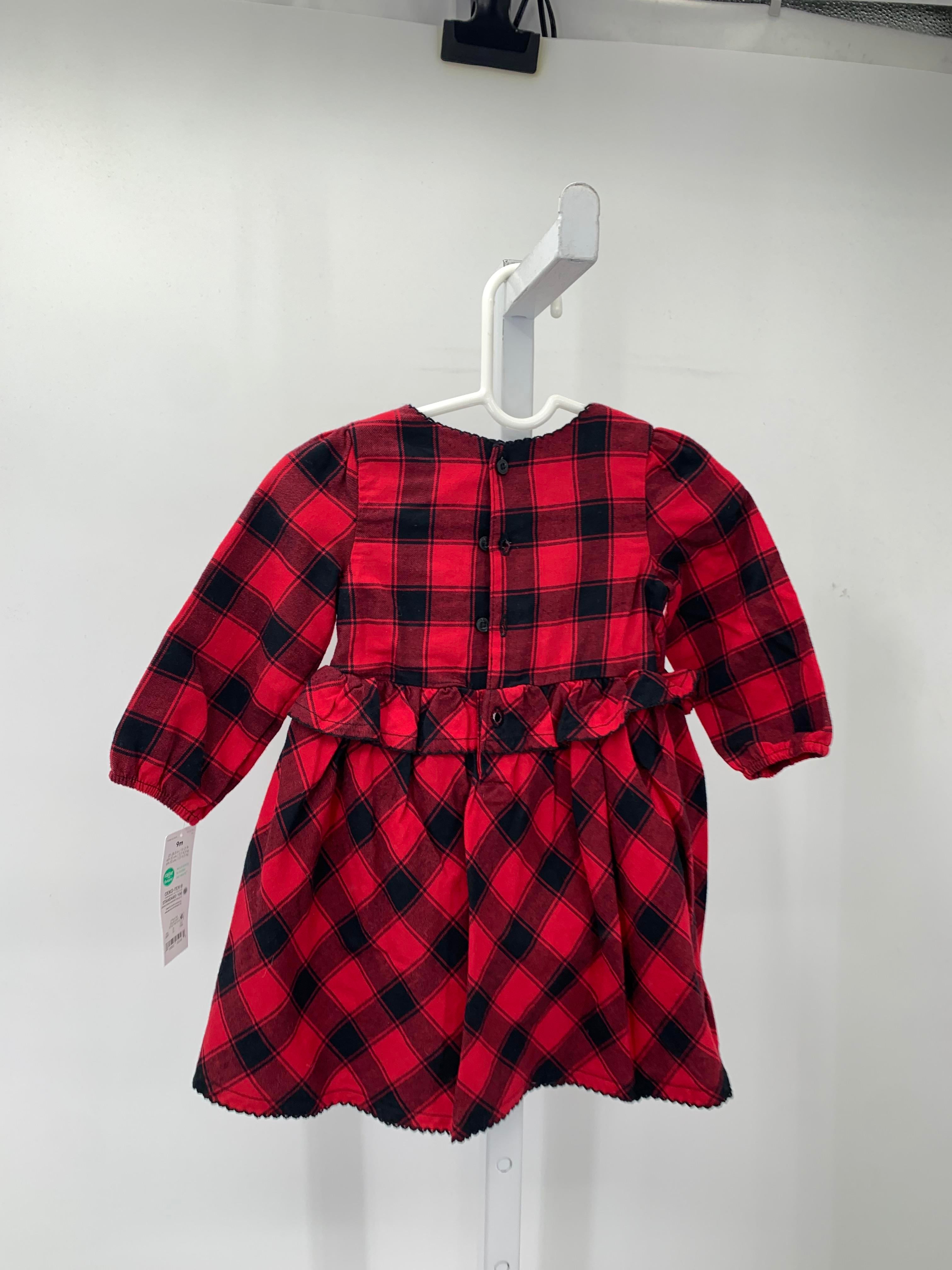 Carters Size 9 Months Girls Long Sleeve Dress