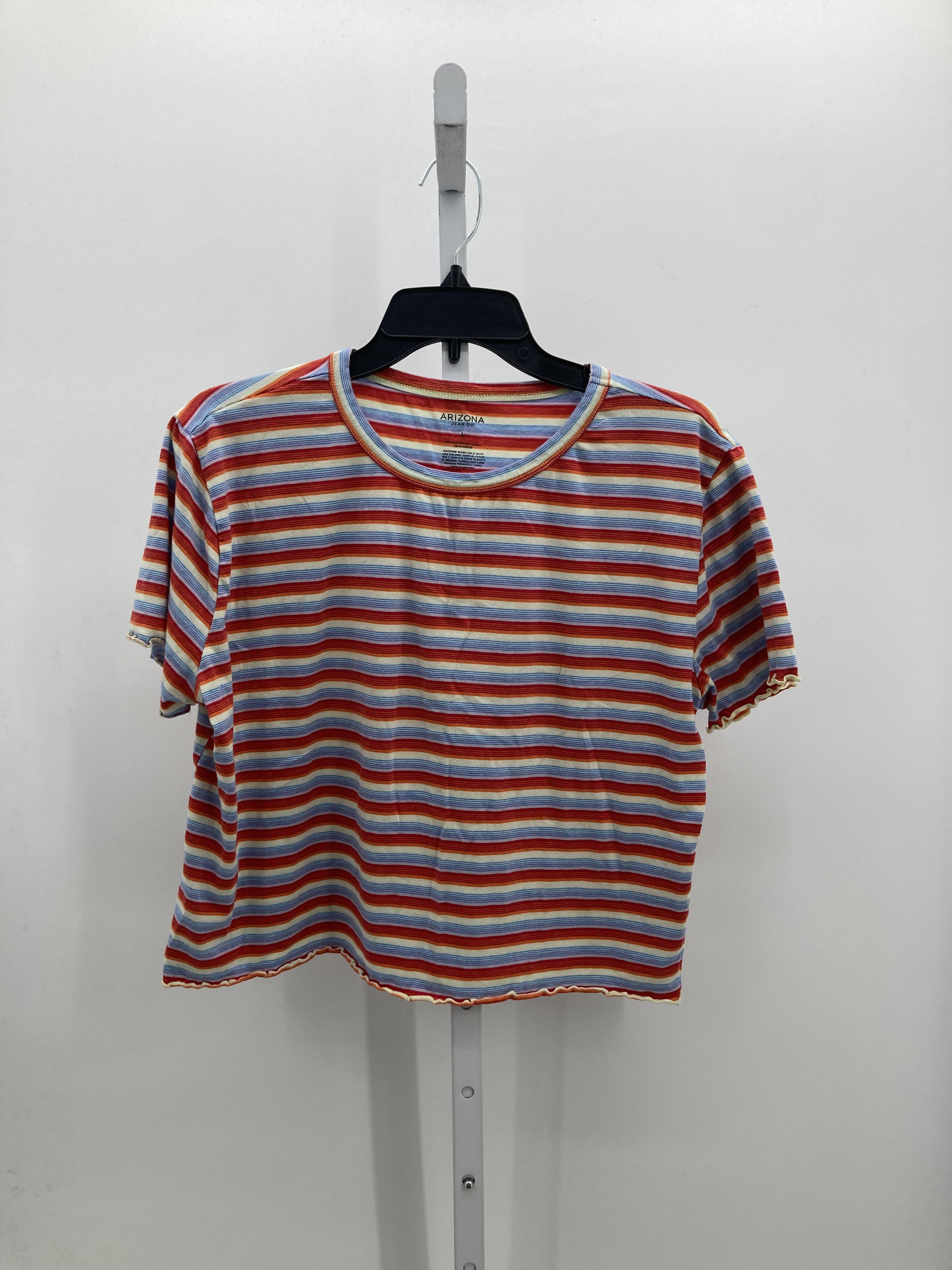 Arizona Size Large Juniors Short Sleeve Shirt