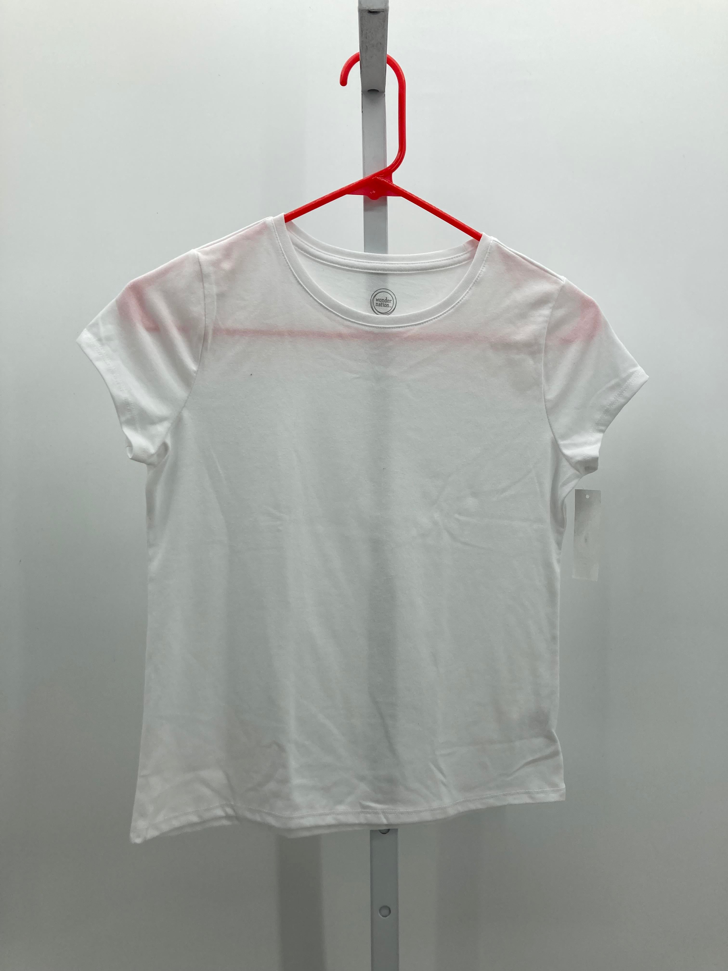 Wonder Nation Size 10-12 Girls Short Sleeve Shirt