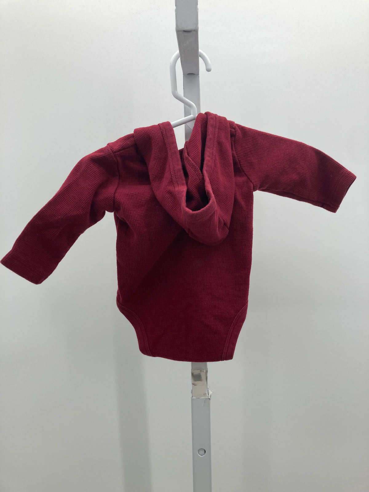 HOODED WAFFLE KNIT