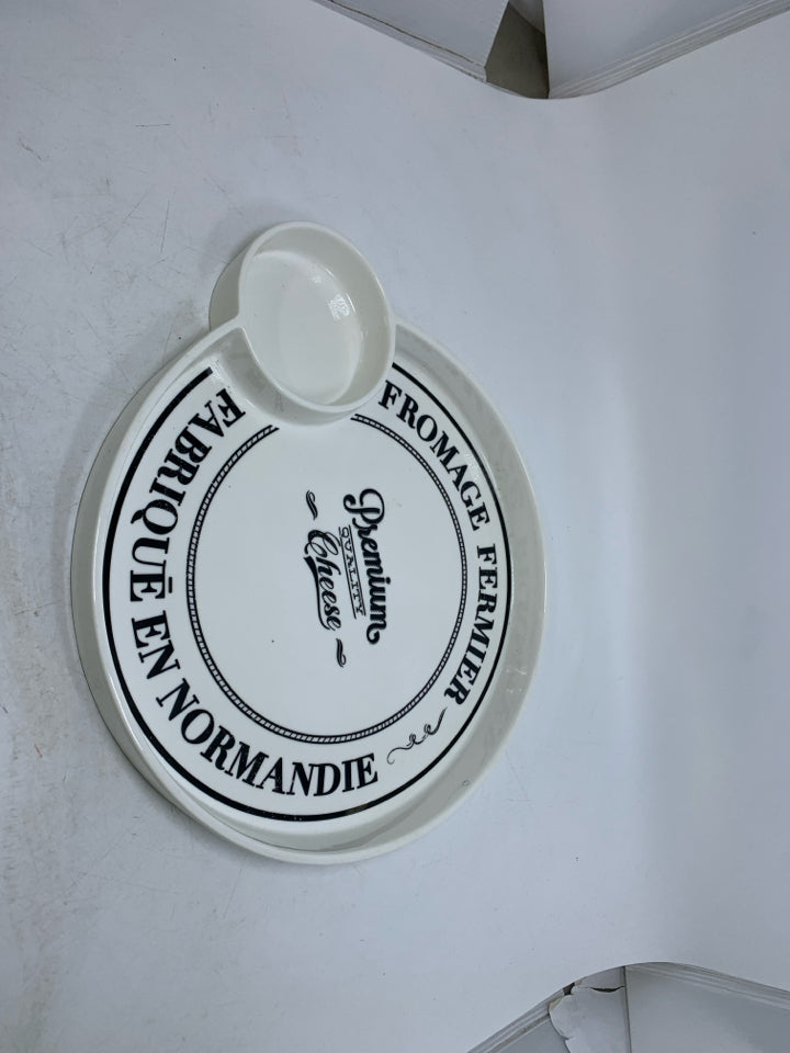 HEAVY FROMAGE FERMIER CIRCLE SERVING PIECE.