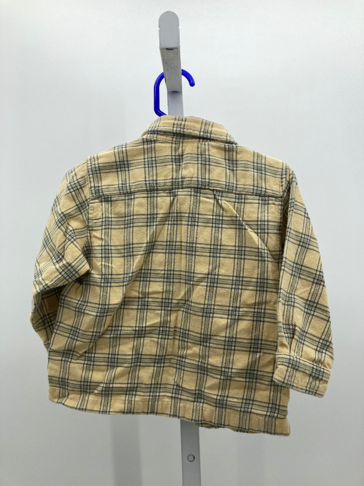PLAID BTN DOWN
