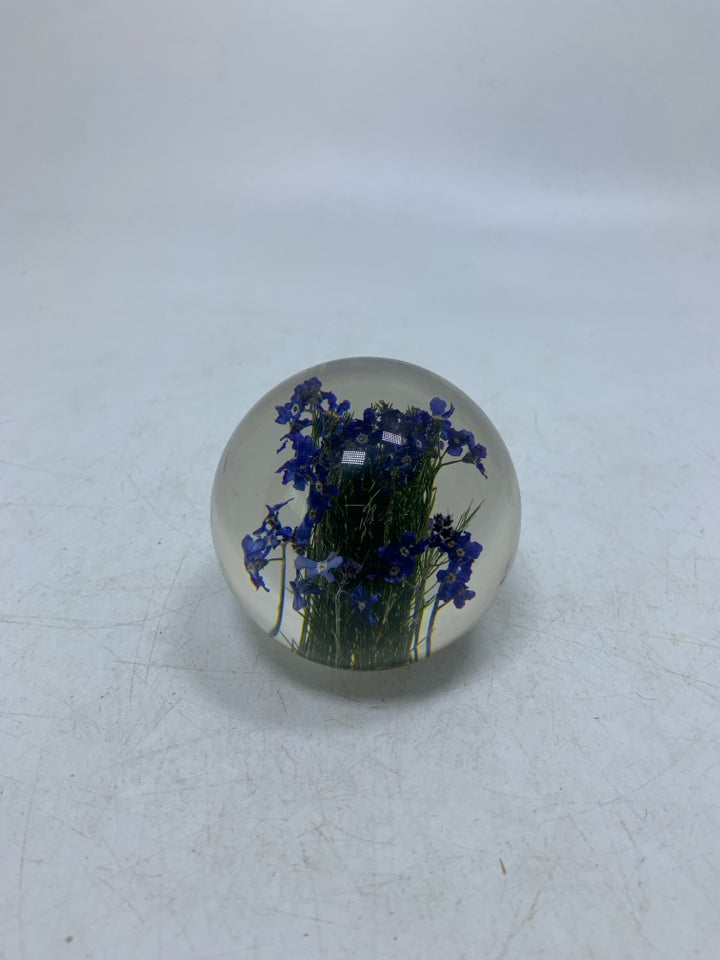 NIB HAFOD GRANGE RESIN FORGET ME NOT PURPLE FLOWERS GREAT BRITAIN.