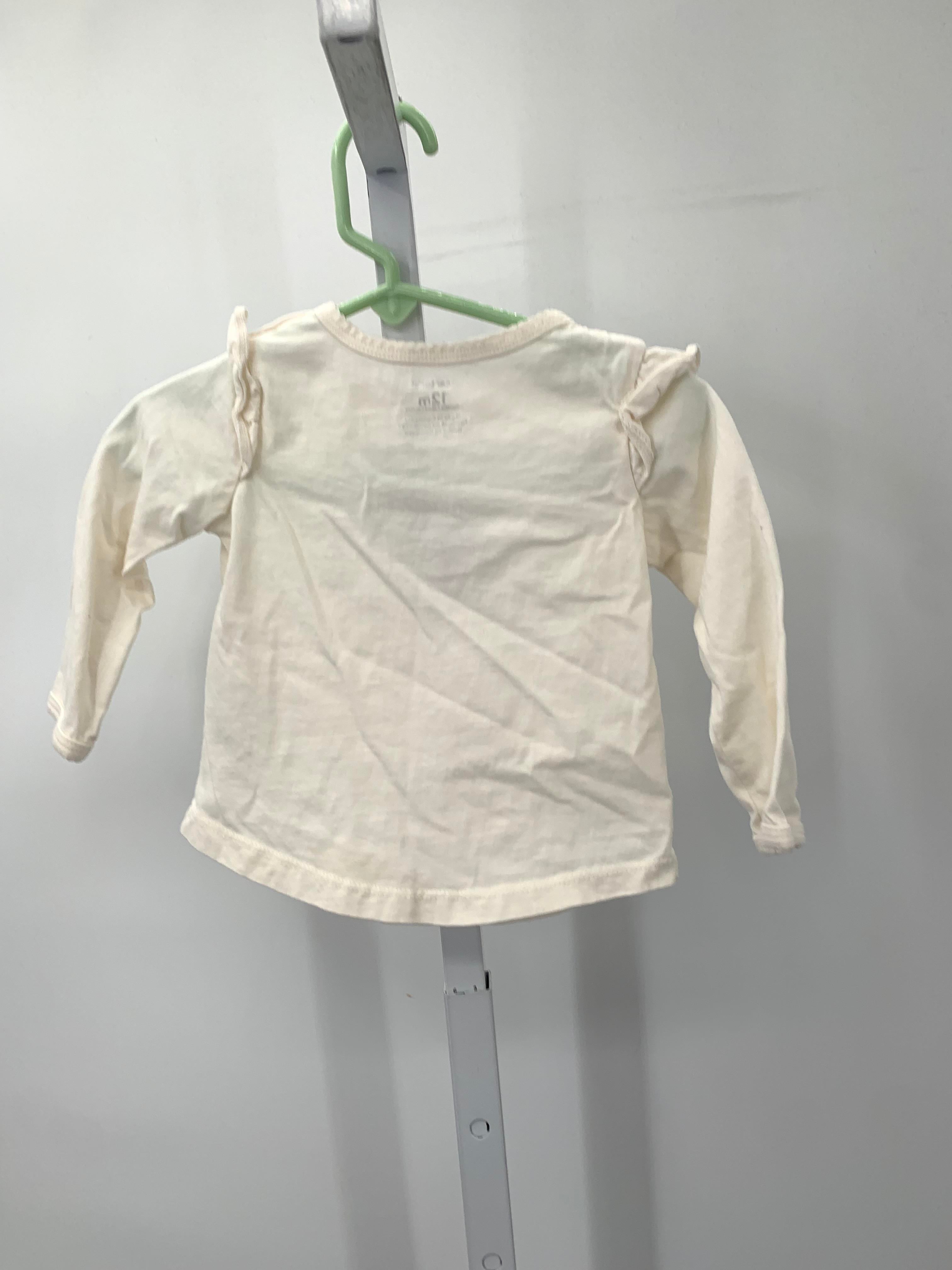 Carters Size 12 Months Girls Long Sleeve Shirt