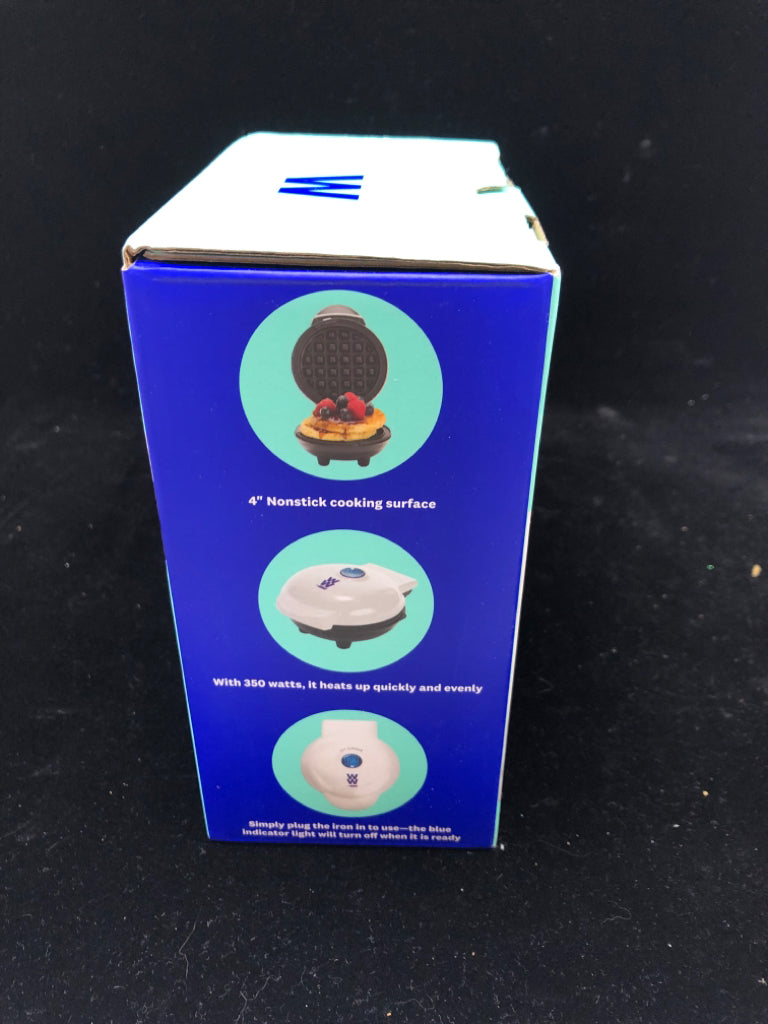 NIB MINI WAFFLE MAKER WW BY DASH.