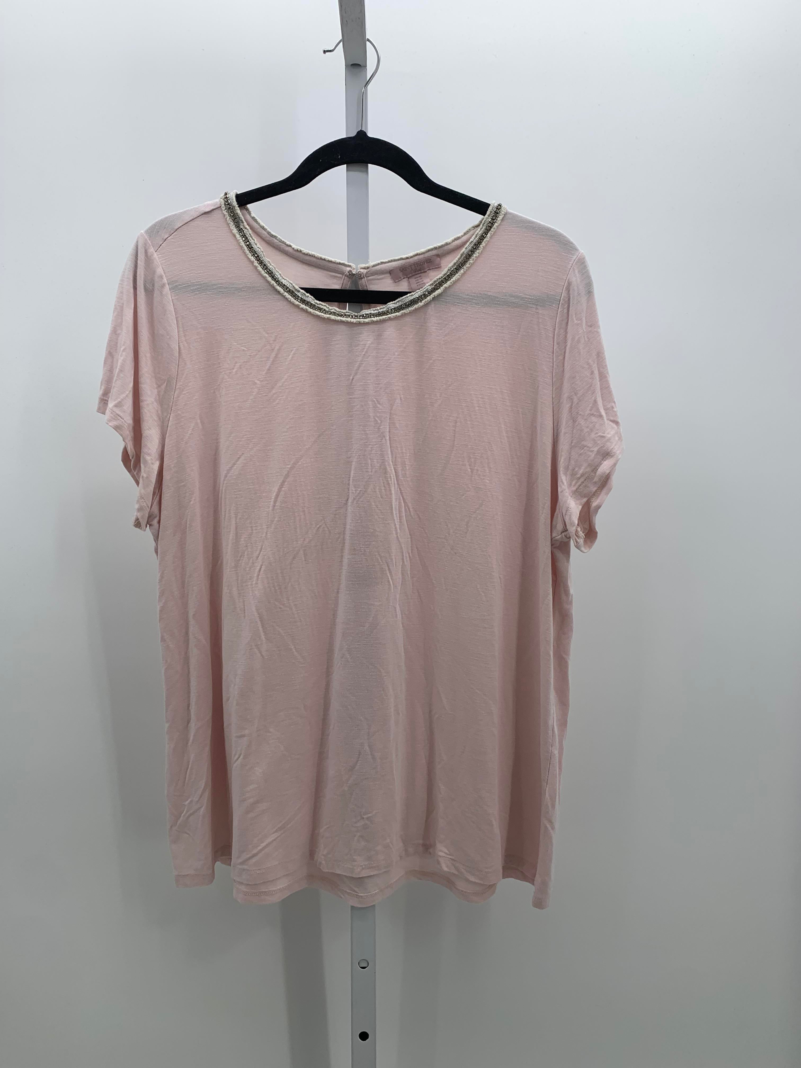 Saint Toppez West Size 1X Womens Short Sleeve Shirt