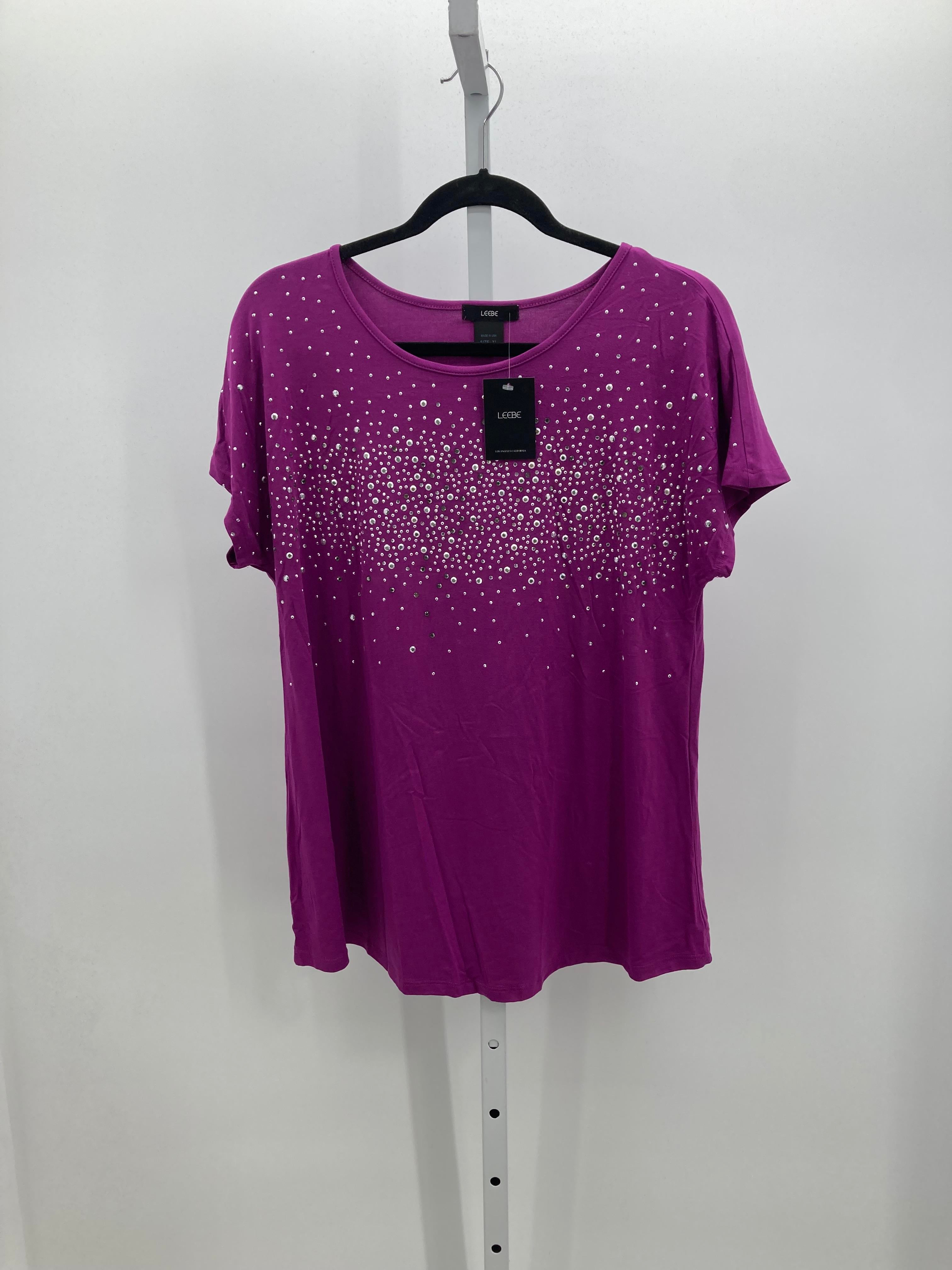 Size Extra Large Misses Short Sleeve Shirt