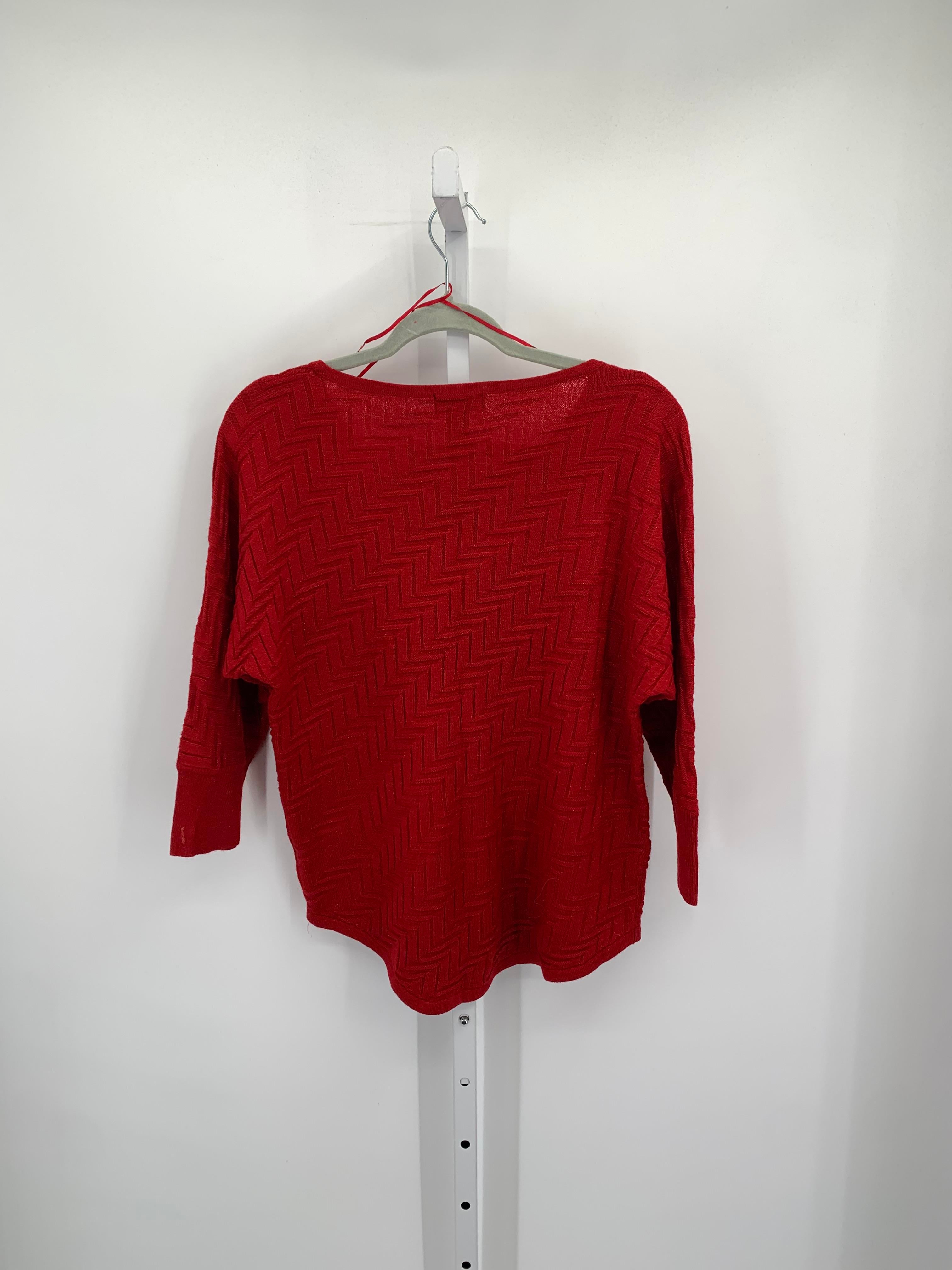 A.N.A. Size Medium Petite Petite 3/4 Sleeve Sweater