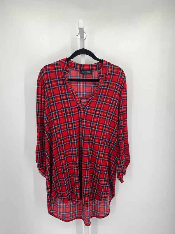 Size 2X Womens Long Sleeve Shirt