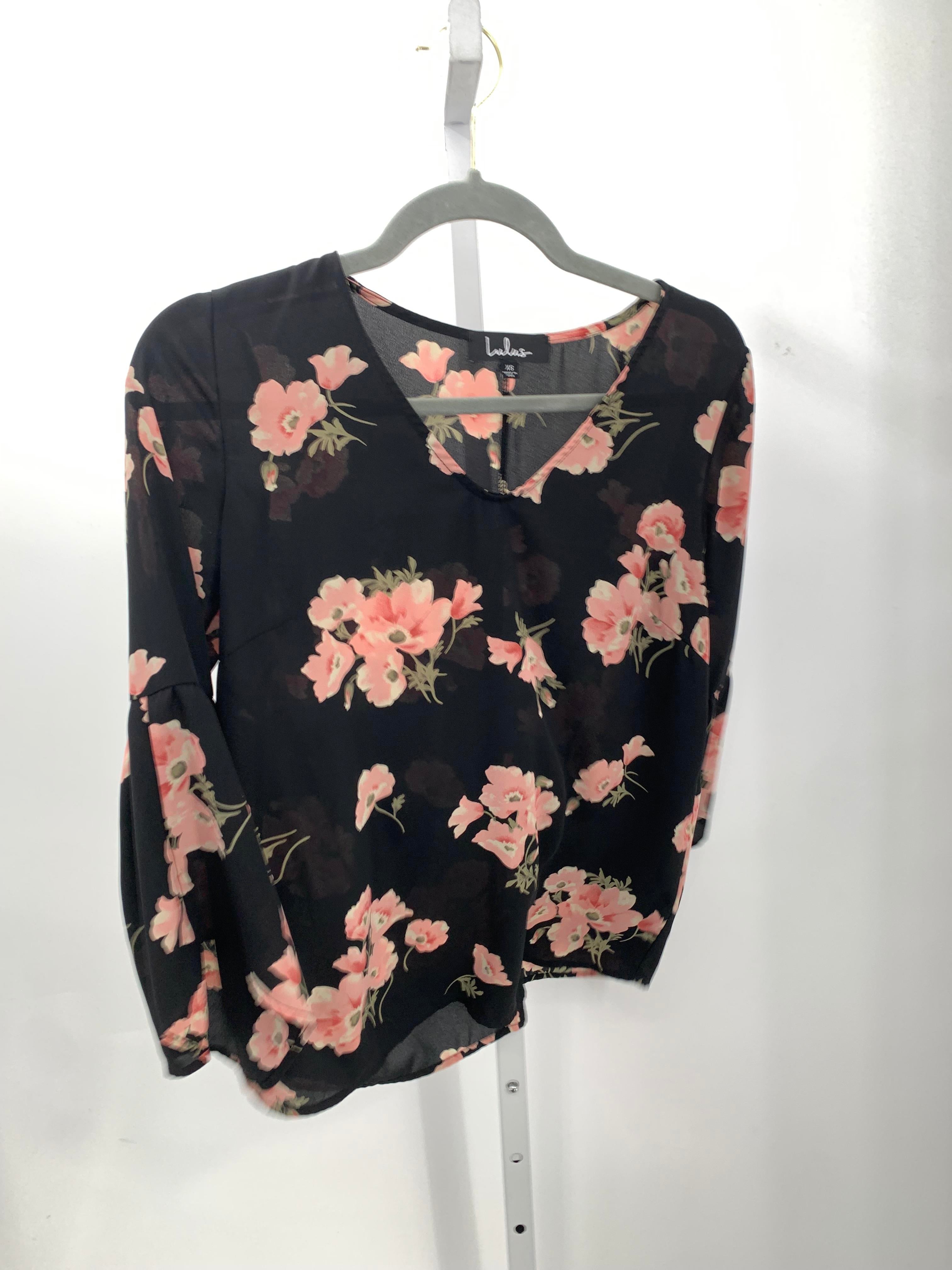 Lulus Size X Small Misses Long Sleeve Shirt