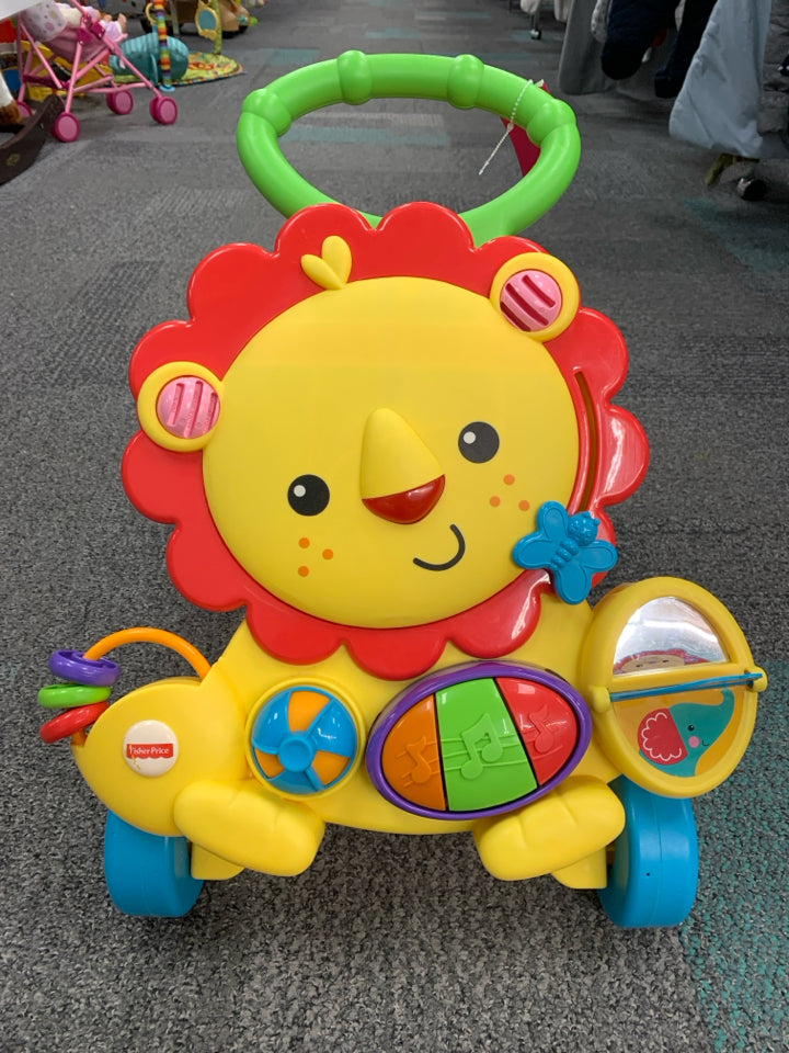 Fisher-Price Baby Toy Musical Lion Walker with Lights Sounds & Activities