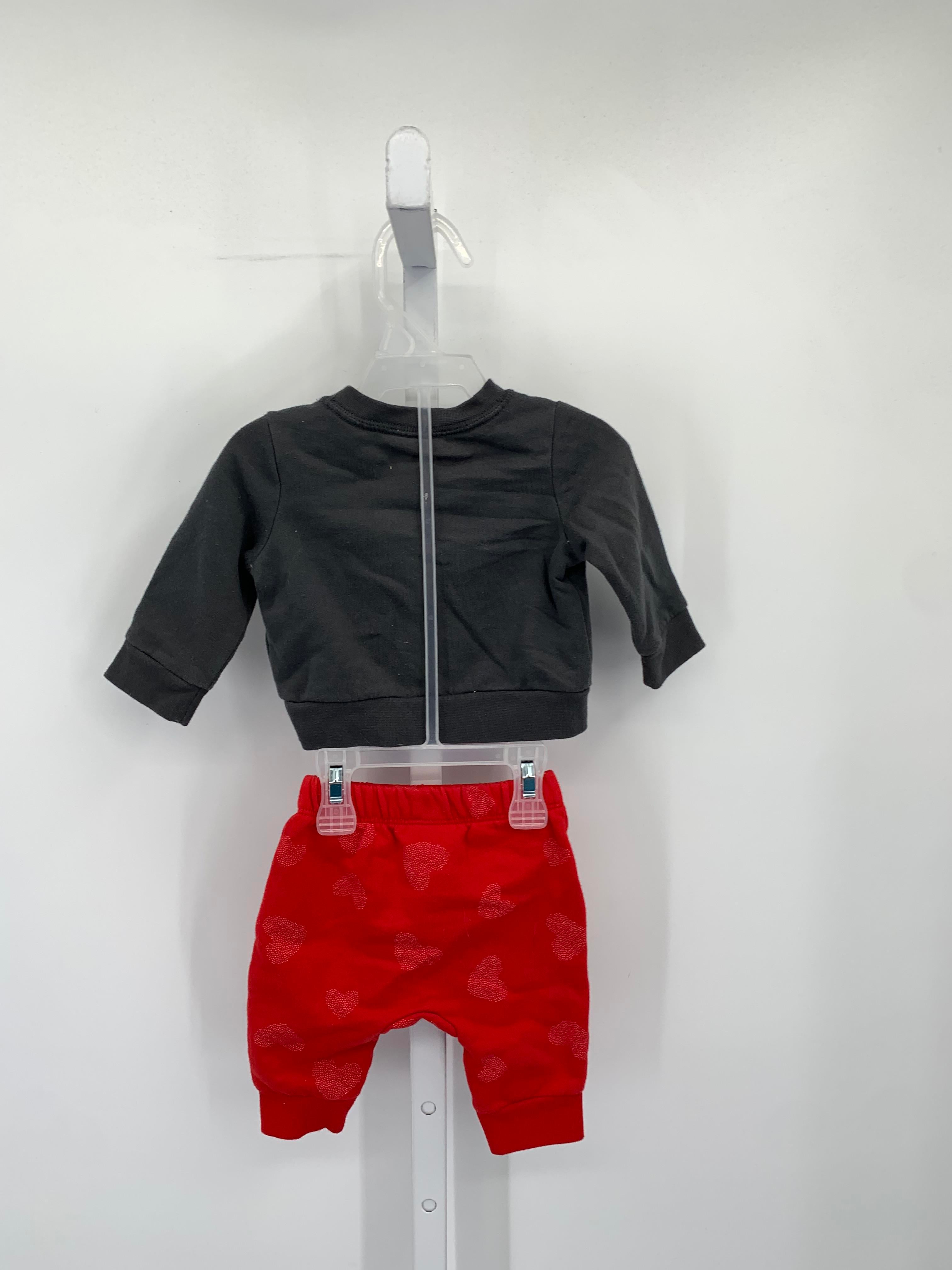 DINO CHERUB SHIRT RED HEART PANTS