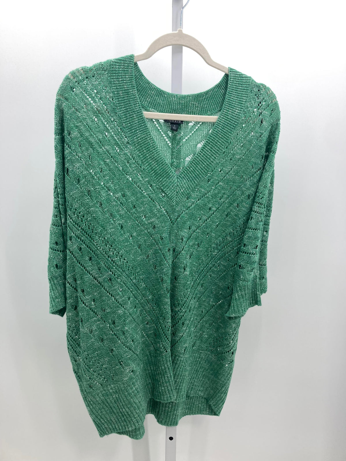 Torrid Size 1X Womens Short Slv Sweater