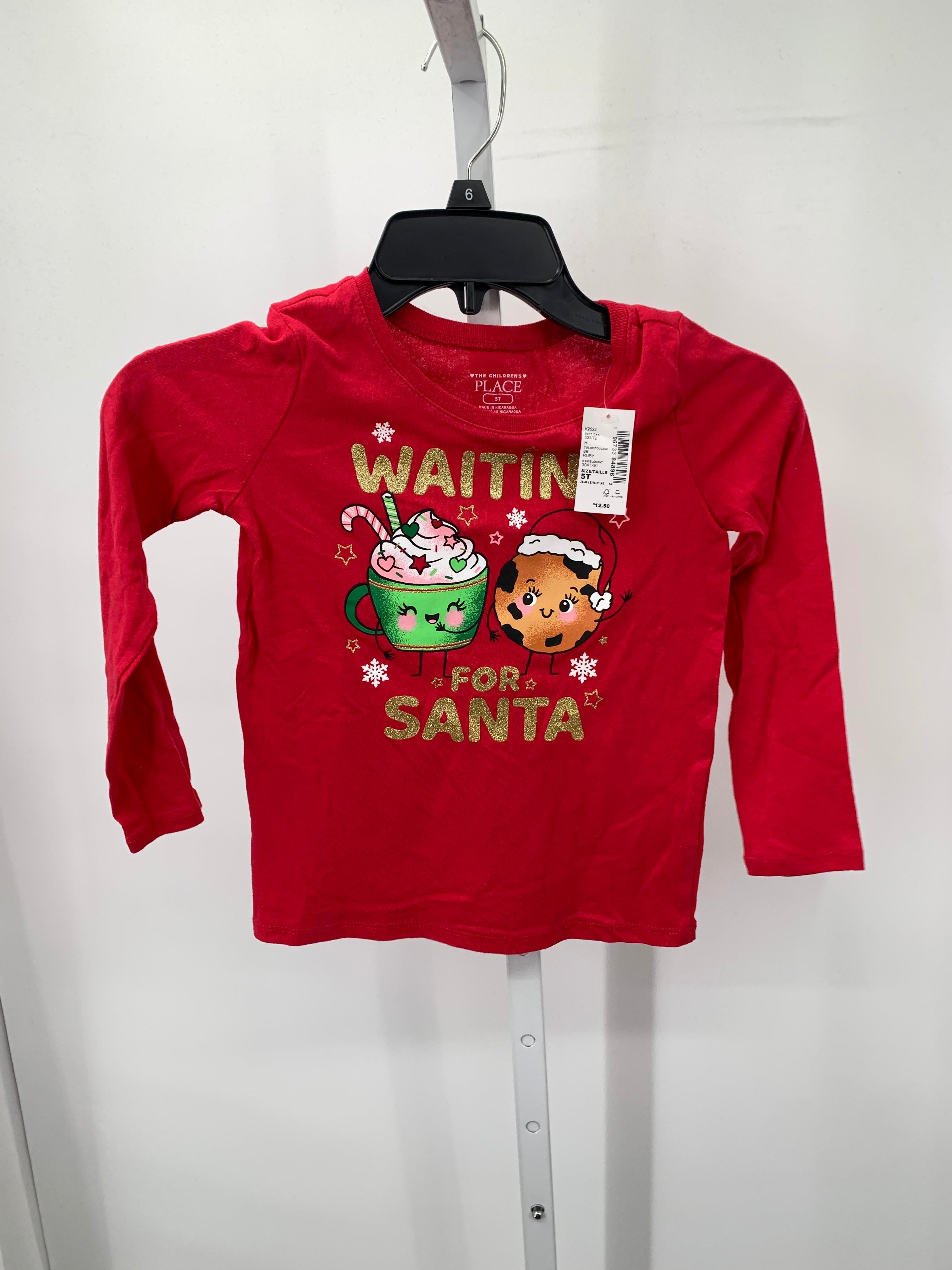 NEW LONG SLV SHIRT WAITING FOR SANTA