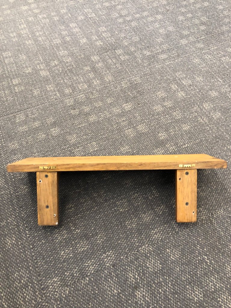 WOODEN WALL SHELF.