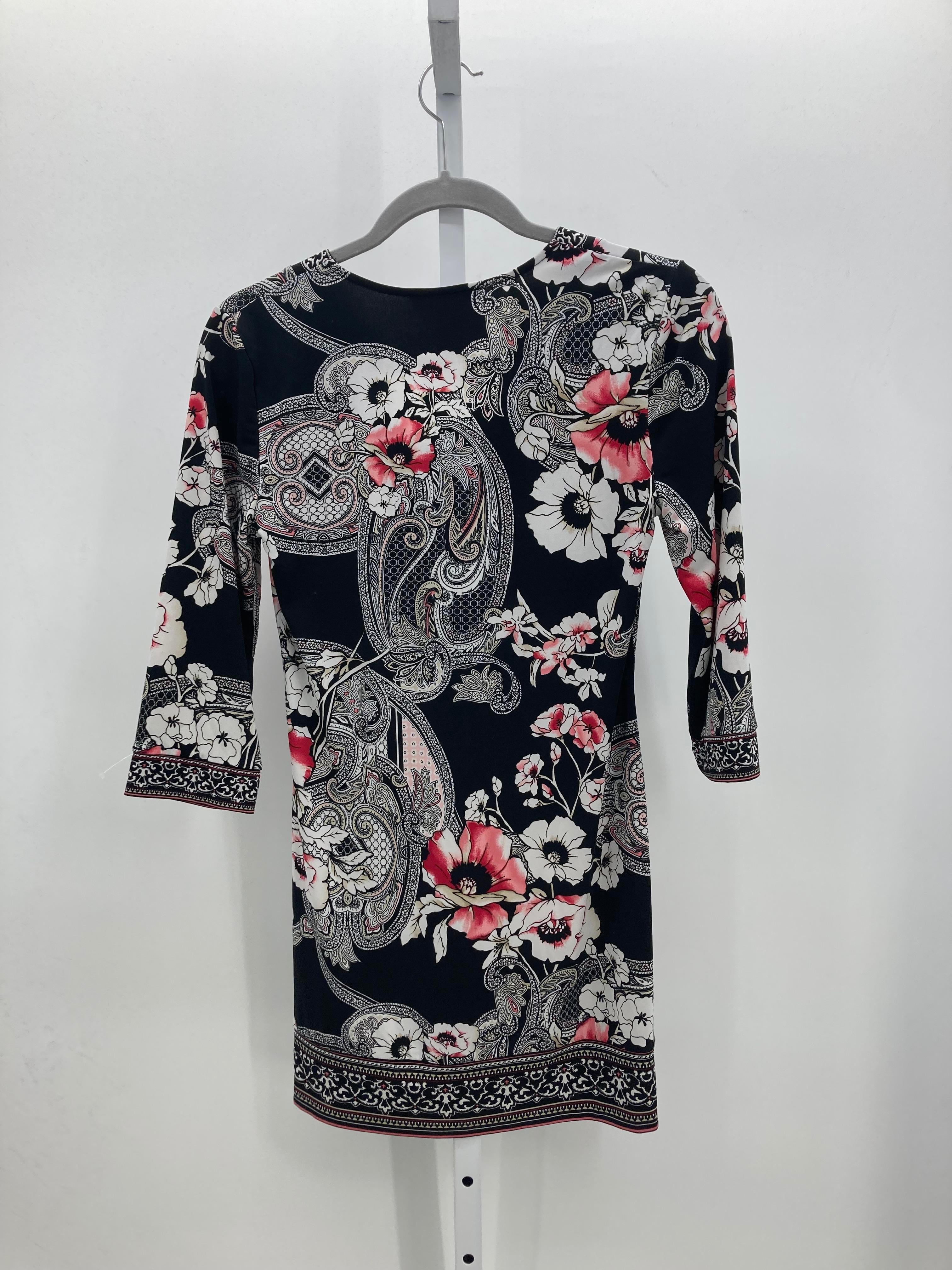 White House Black Size X Small Misses 3/4 Sleeve Dress