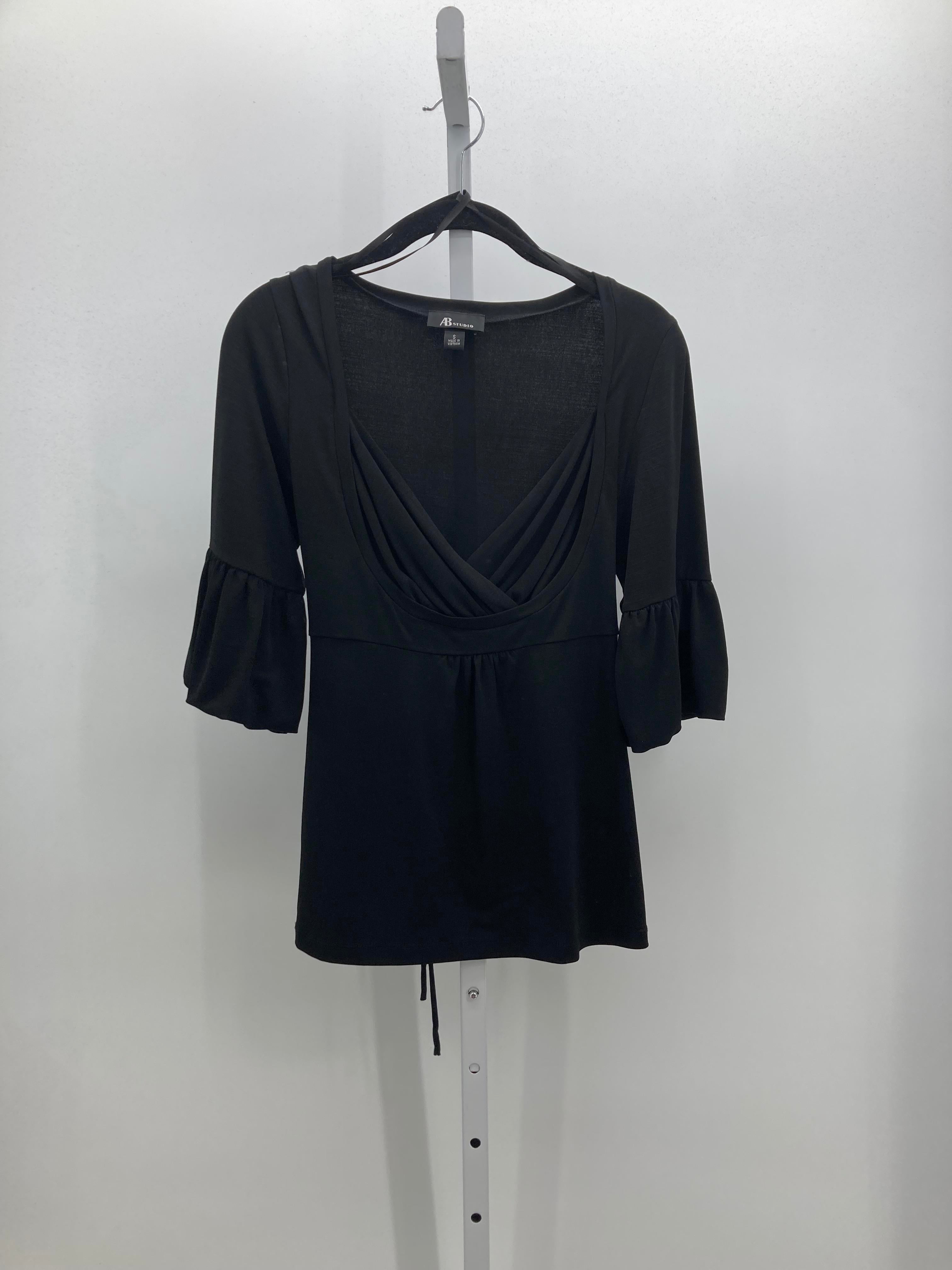 Ab Studio Size Small Misses 3/4 Sleeve Shirt