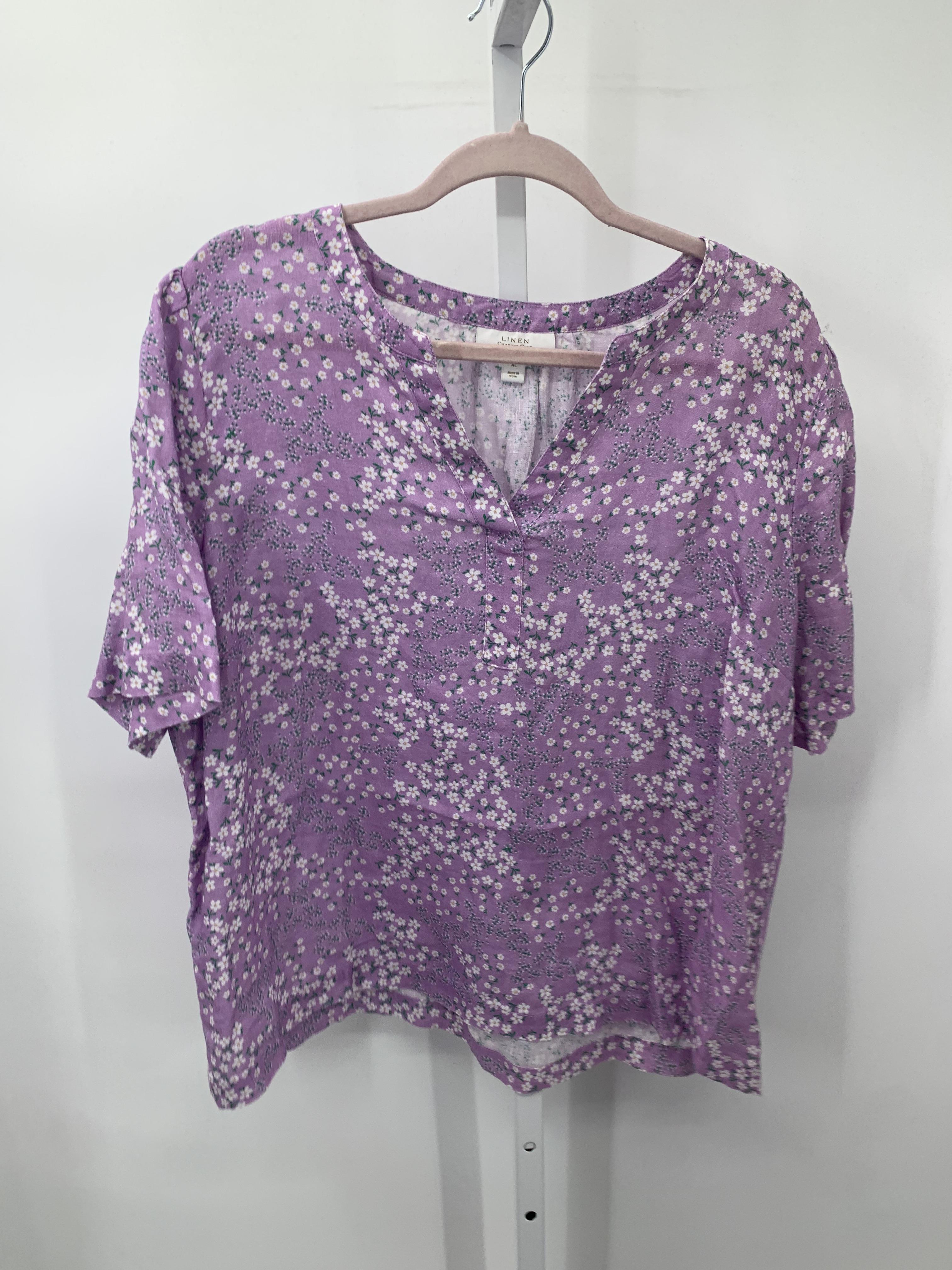 Lauren Conrad Size Extra Large Misses Short Sleeve Shirt