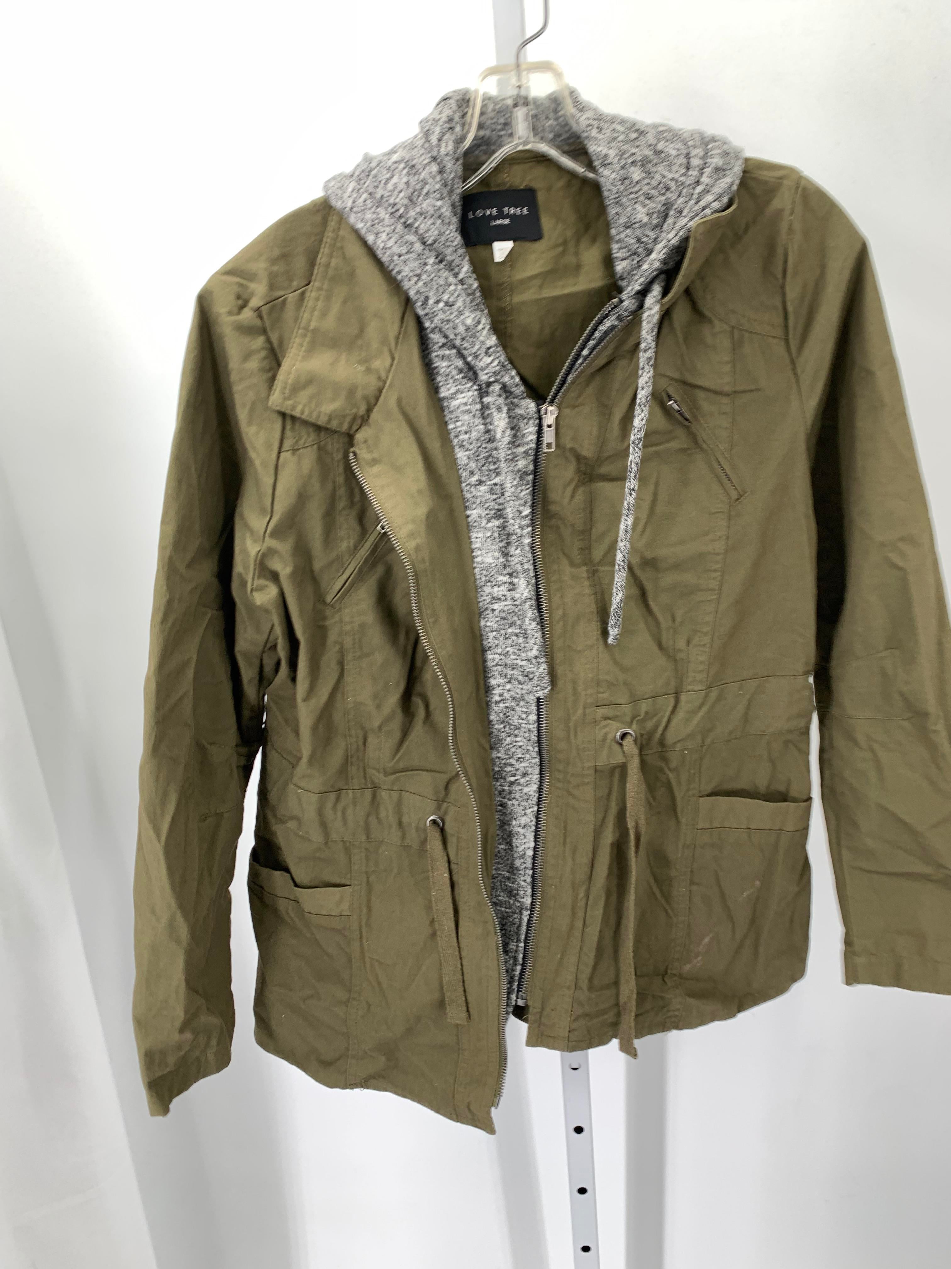 Love Tree Size Large Juniors Jacket