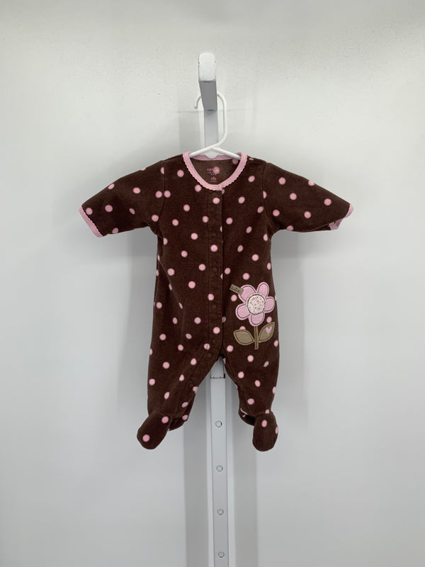 Carters Size Newborn Girls Long Slv. Romper