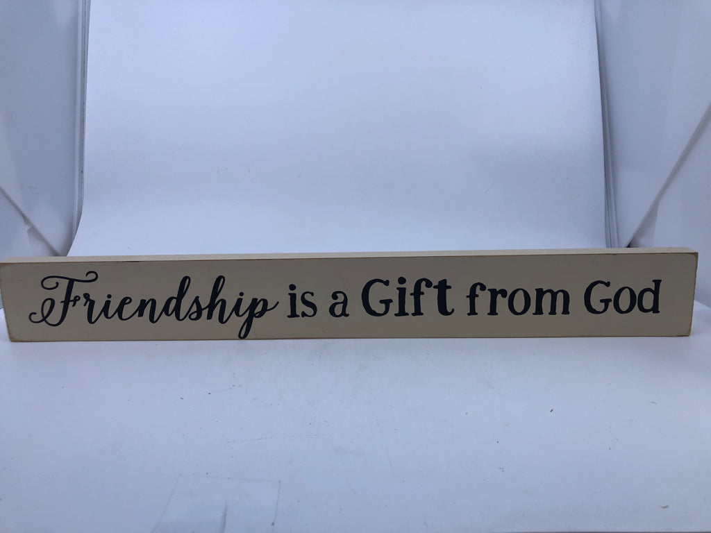 FRIENDSHIP IS A GIFT -WALL ART.