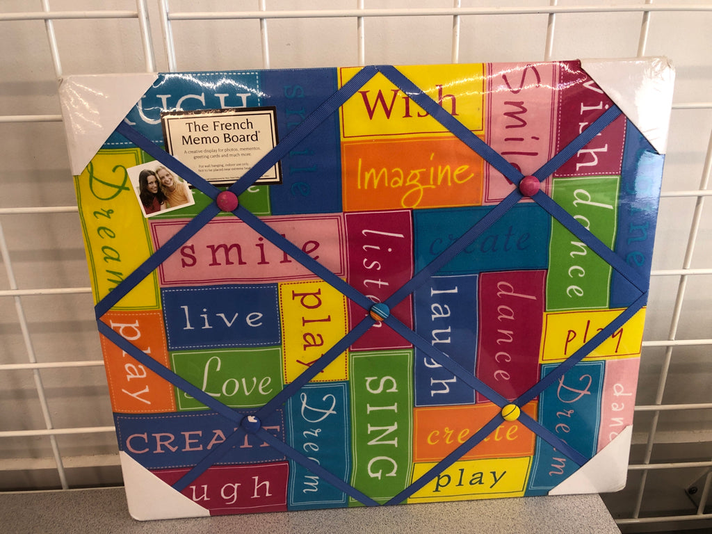 NIP THE FRENCH MEMO BOARD.