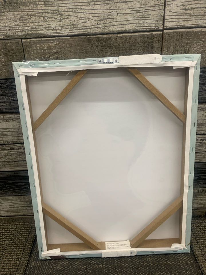 WOMAN IN SUNGLASSES GLITTER CANVAS WALL ART.