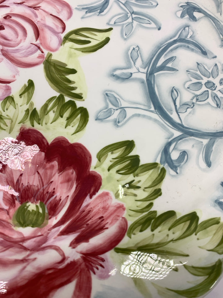 ROSALACE FLOWER SERVING PLATTER.